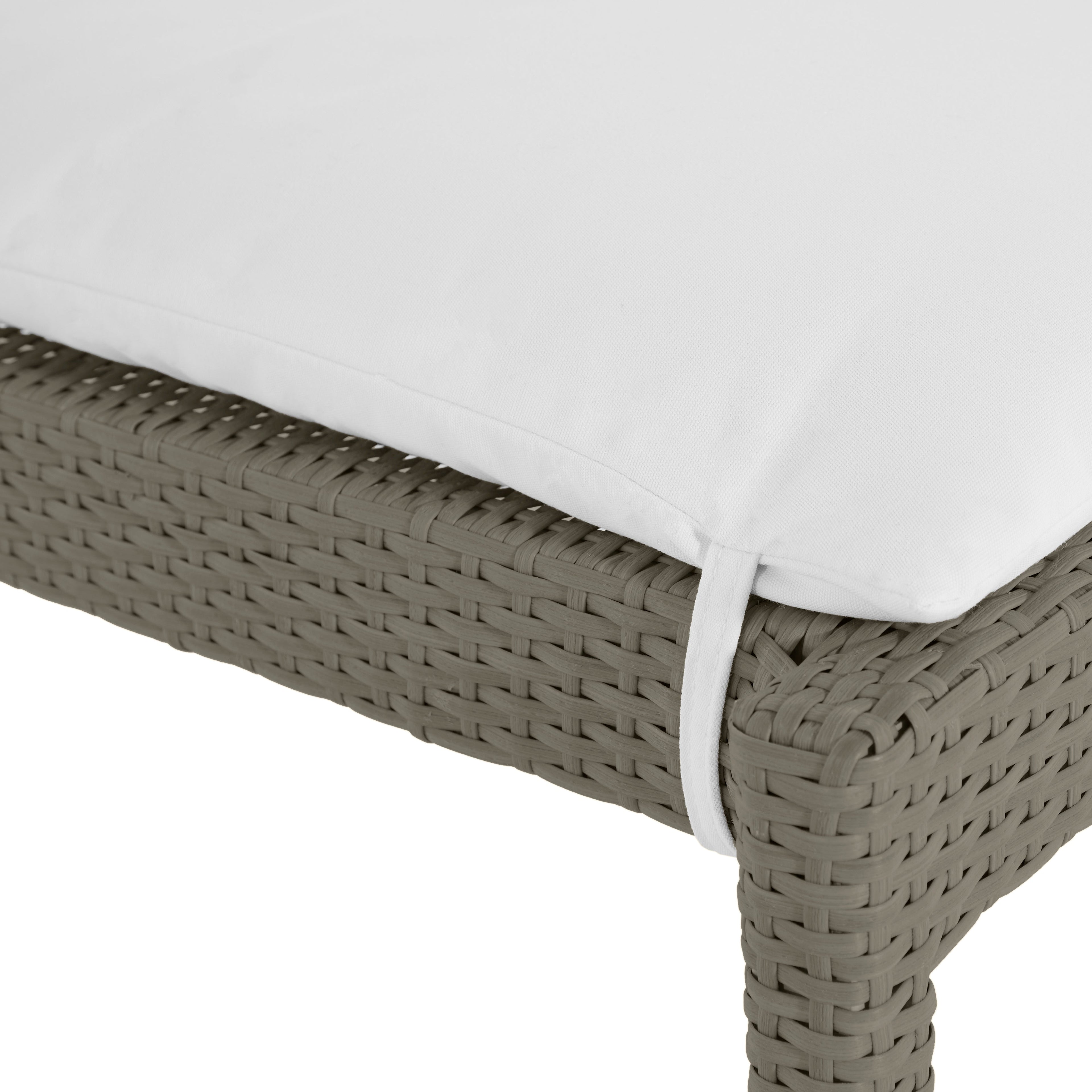 Nathan Wicker Outdoor Armless Chaise Lounge