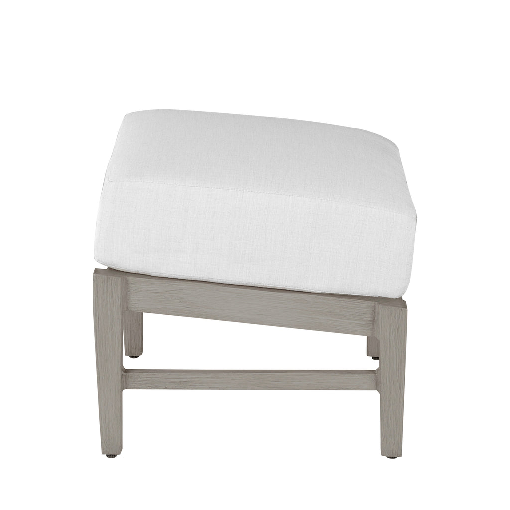 Croquet Aluminum Outdoor Ottoman