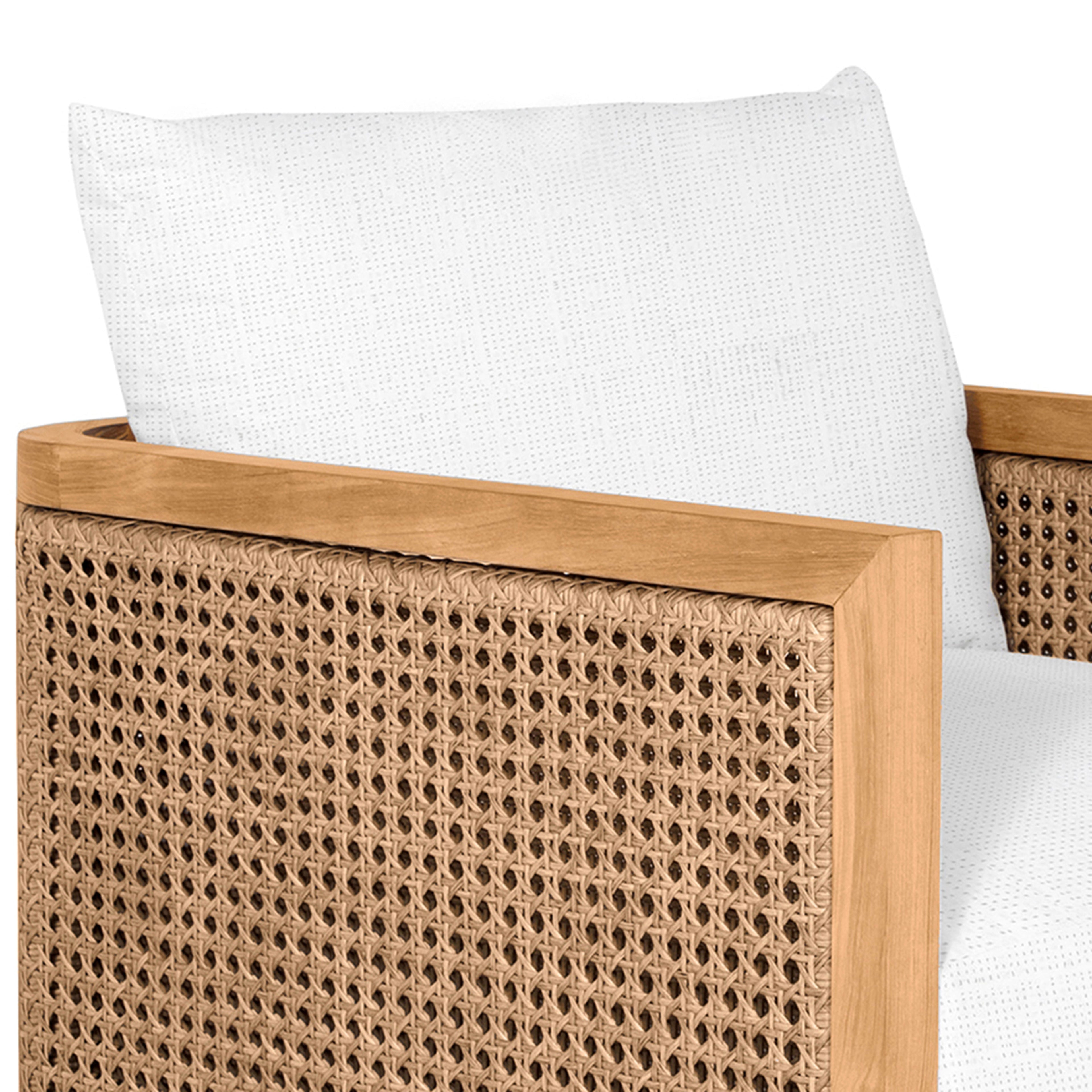 Playa N-Dura Ultra Wicker Teak Lounge Chair