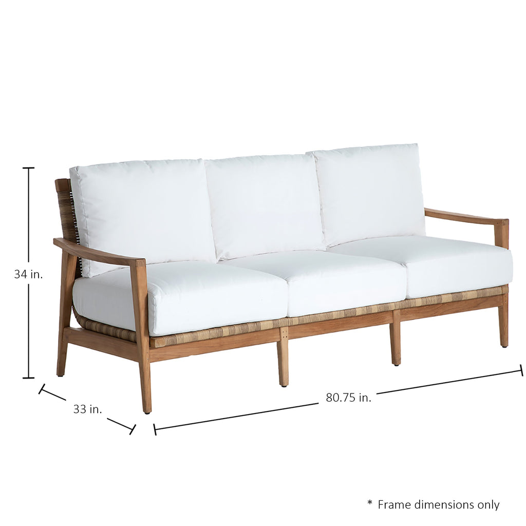 Pointe Resin Wicker Outdoor Sofa
