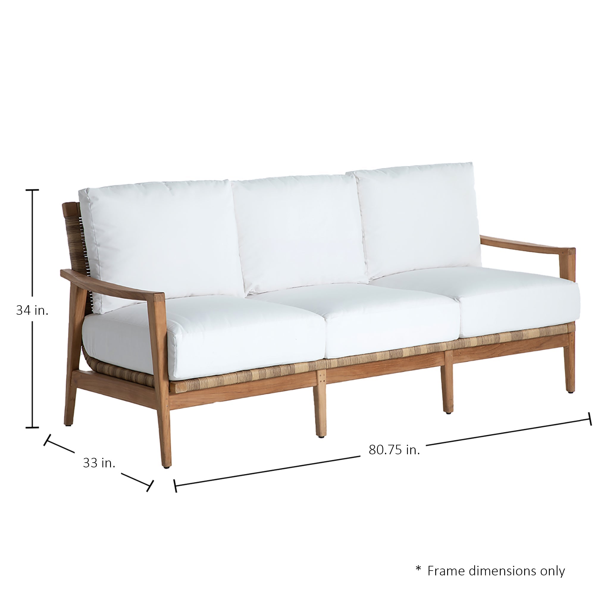 Pointe Resin Wicker Outdoor Sofa
