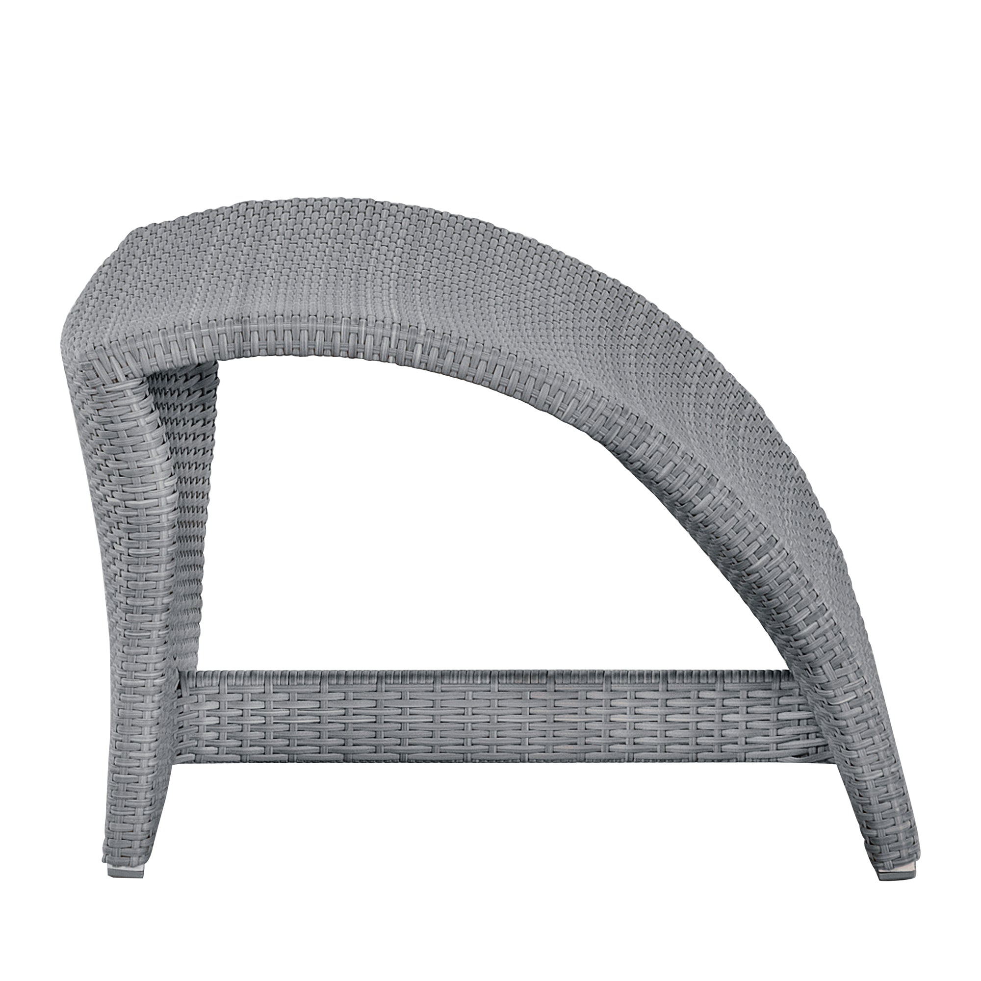 Halo N-Dura Resin Wicker Outdoor Woven Ottoman
