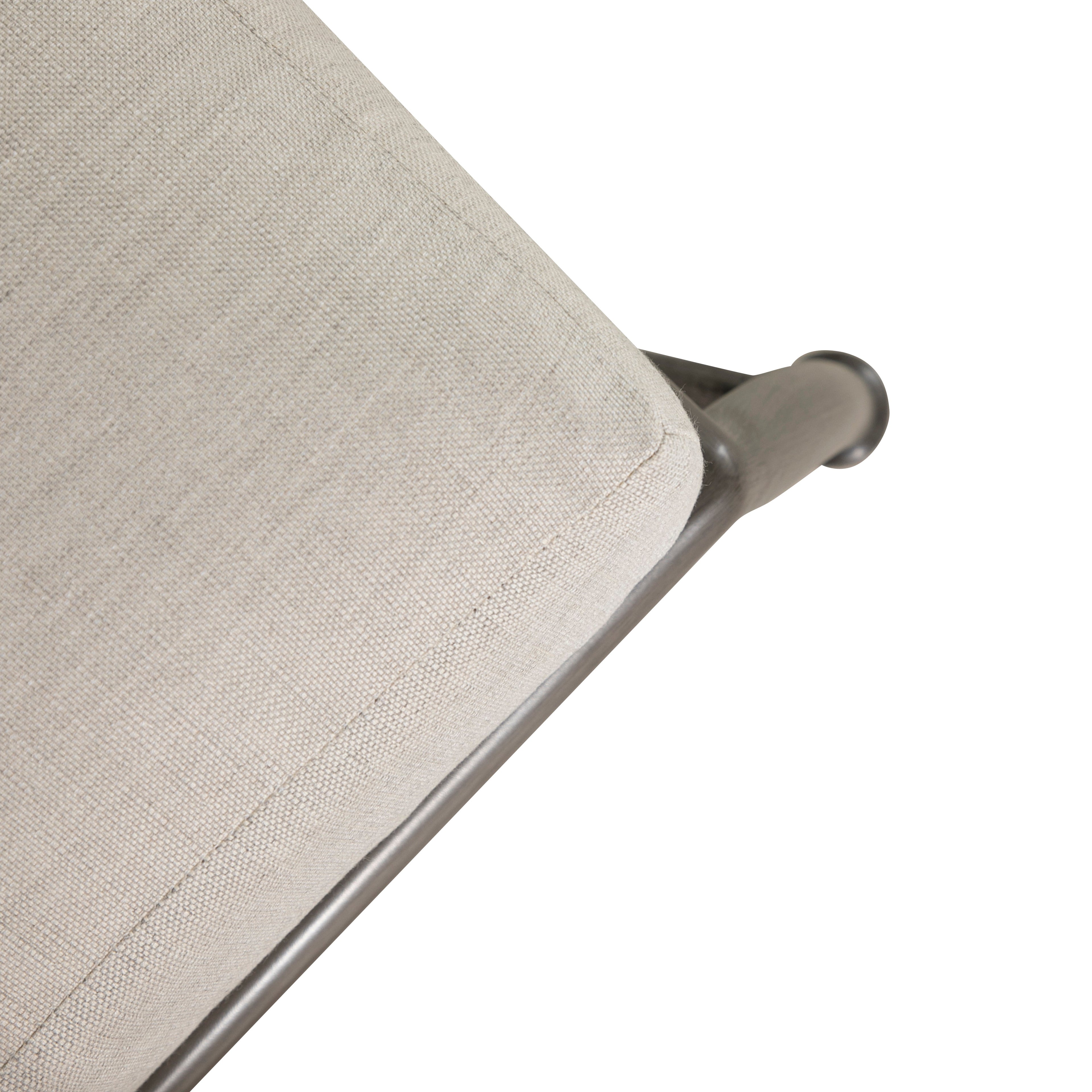 Elegante Aluminum Outdoor Woven Ottoman