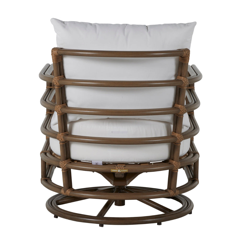 Malibu N-Dura Resin Wicker Outdoor Swivel Rocker