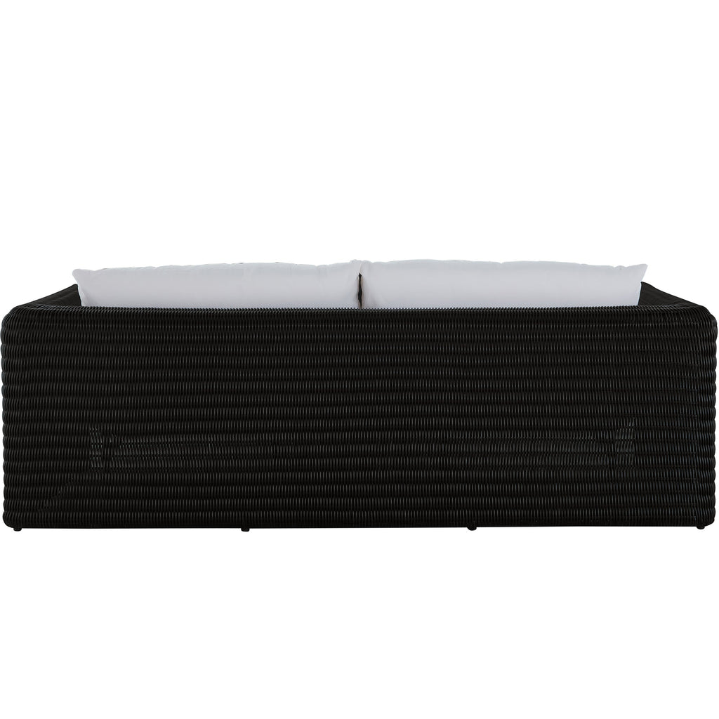 Como Resin Wicker Sofa