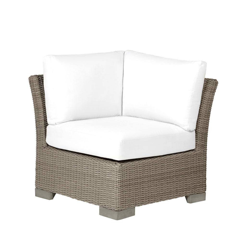 Club Woven Resin Wicker Corner Sectional Sofa