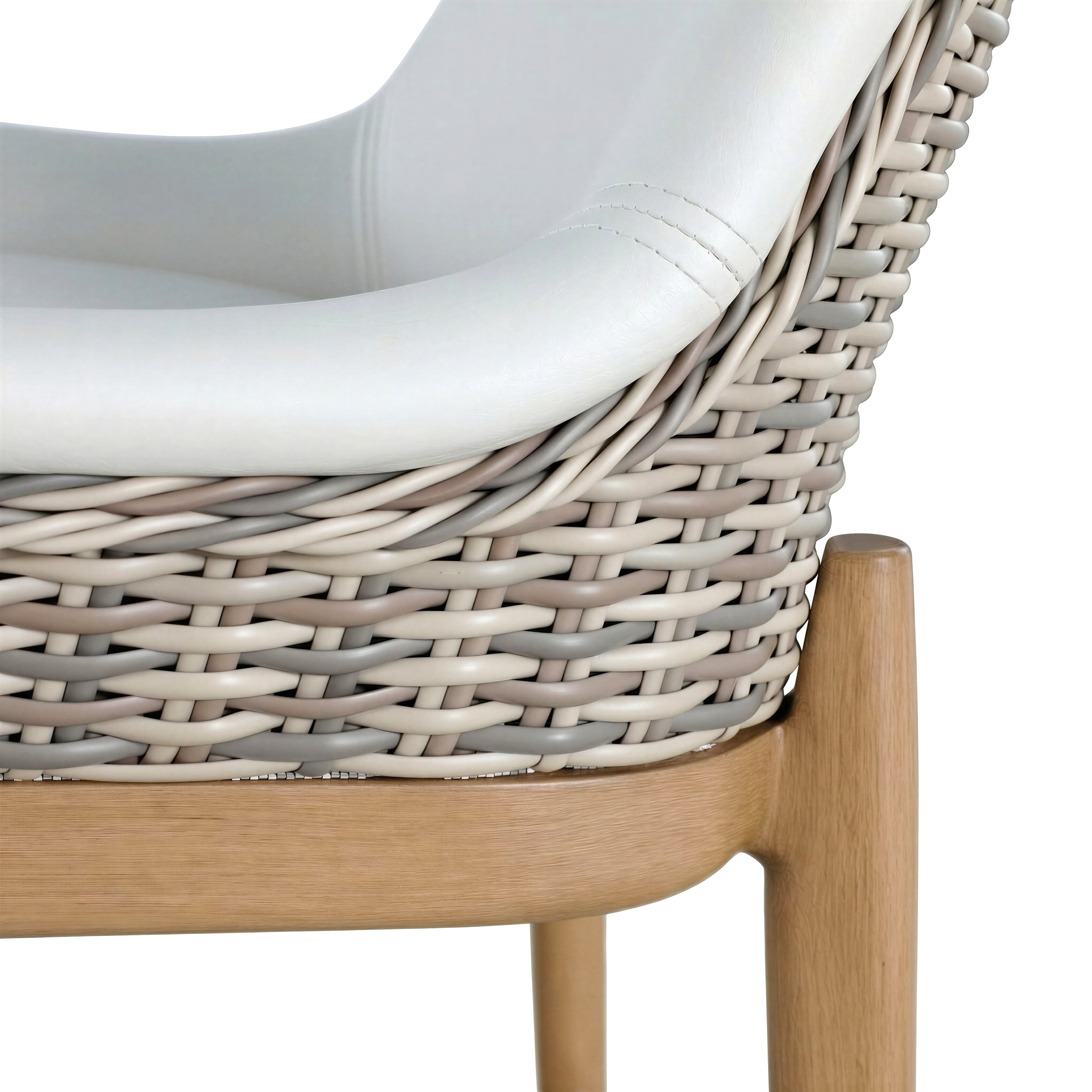 Palma N-Dura Resin Wicker Outdoor Counter Stool