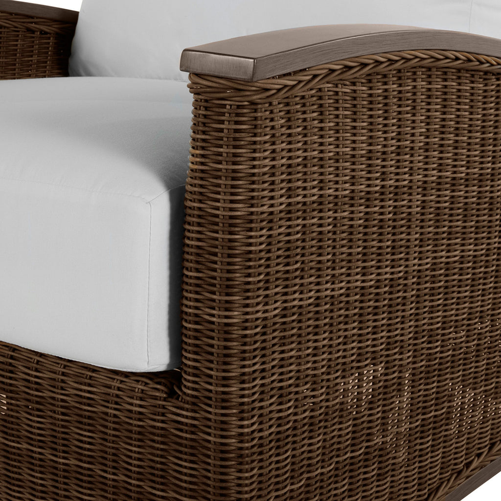 Astoria Resin Wicker Outdoor Swivel Glider Chair