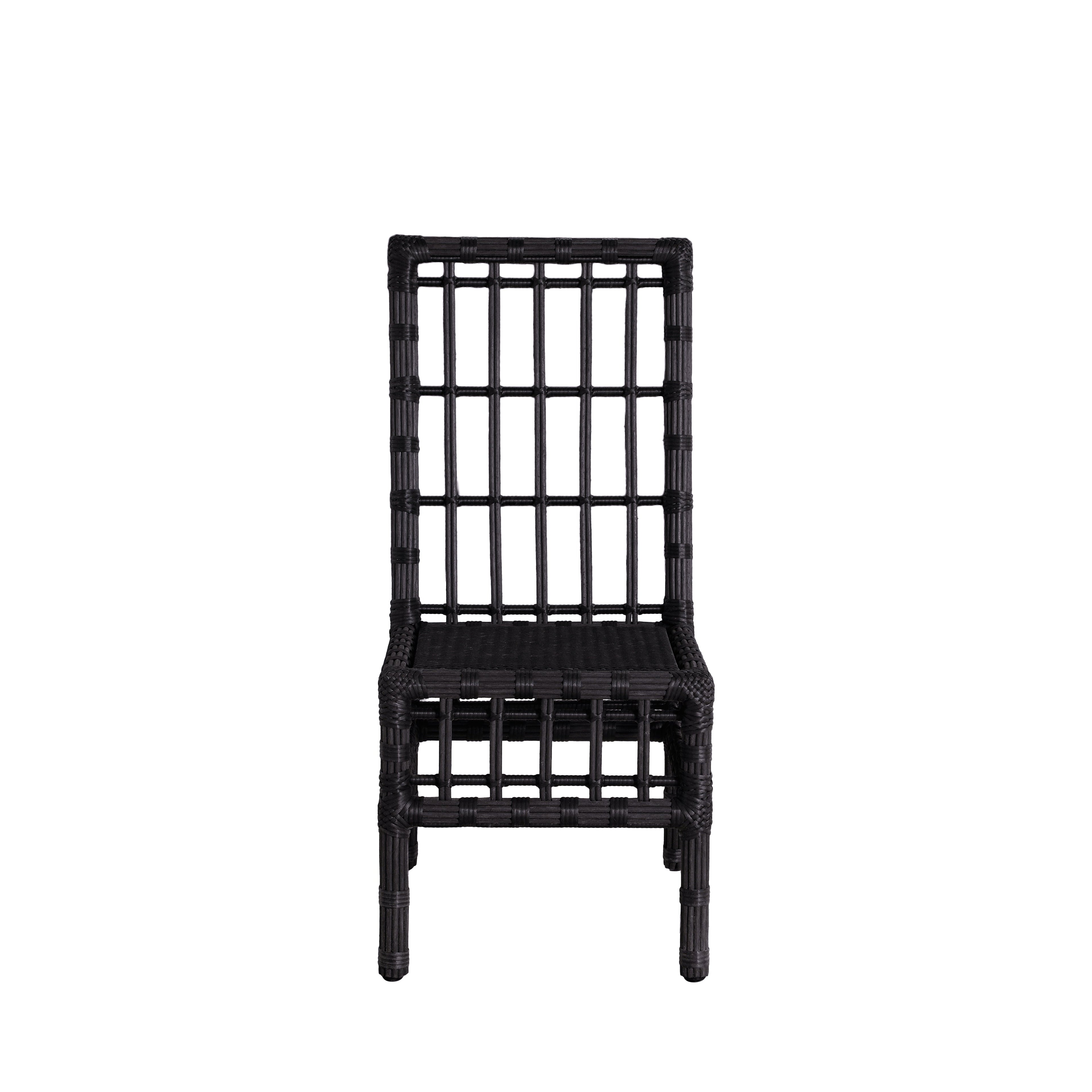 Newport Resin Wicker Woven Outdoor Side Chair