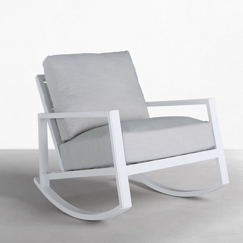 Avondale Aluminum Outdoor Lounge Rocker Chair