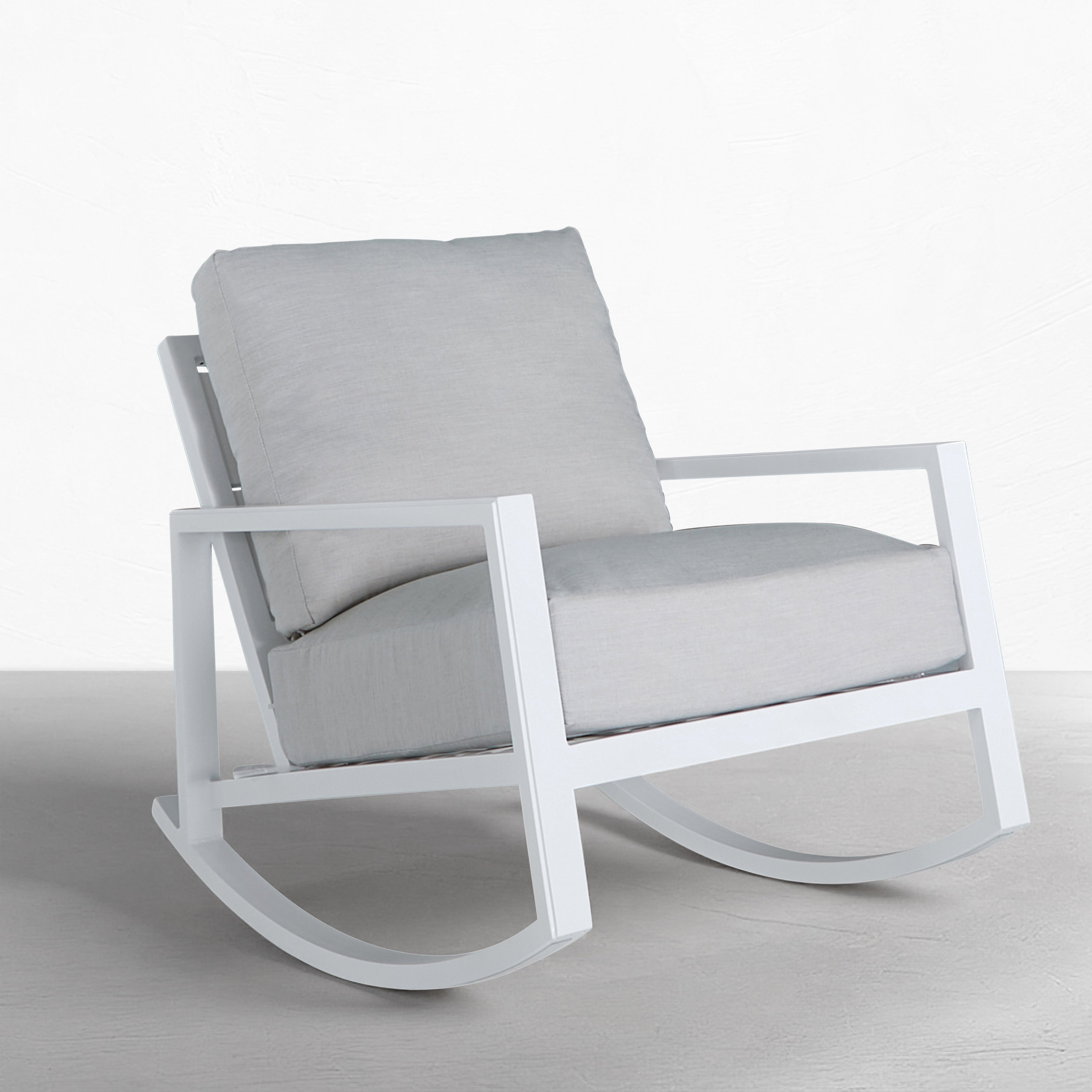 Avondale Aluminum Outdoor Lounge Rocker Chair