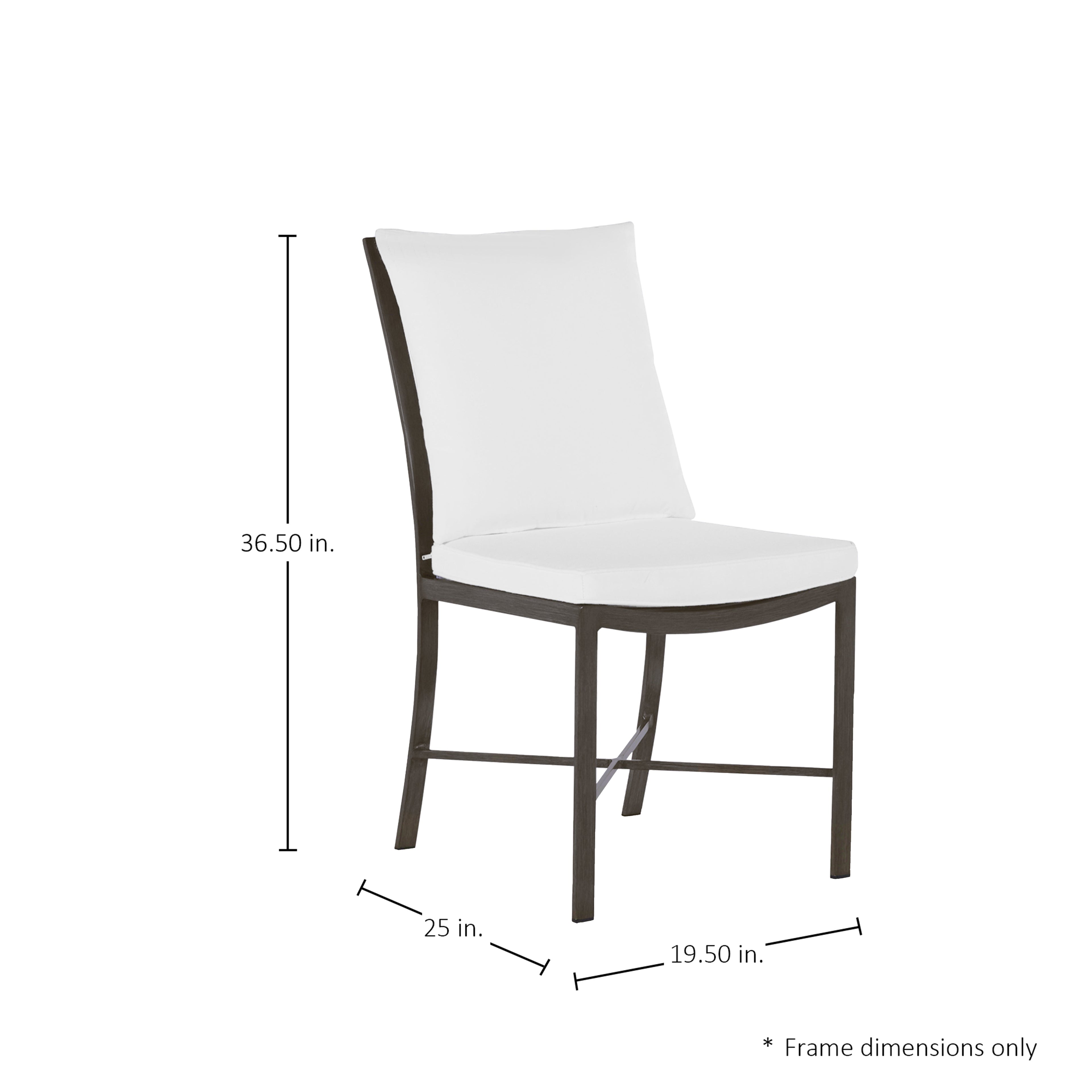 Monaco Aluminum Outdoor Side Chair