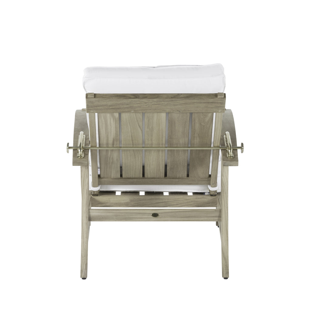 Croquet Teak Outdoor Recliner Chair