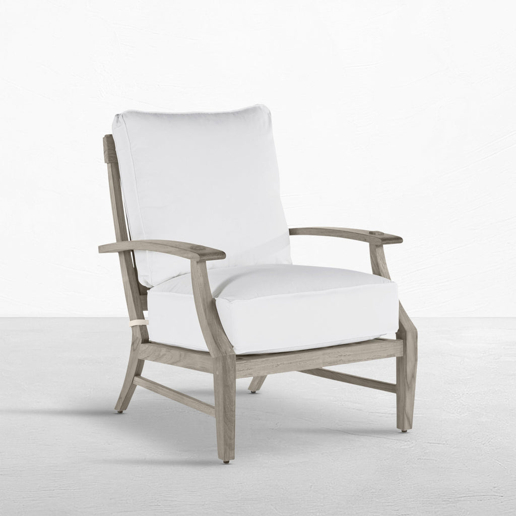 Croquet Teak Outdoor Lounge Chair