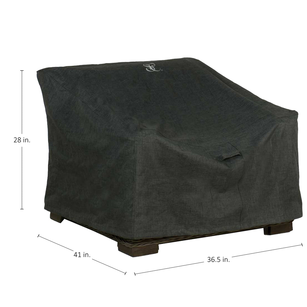 Low Back Lounge Chair Cover