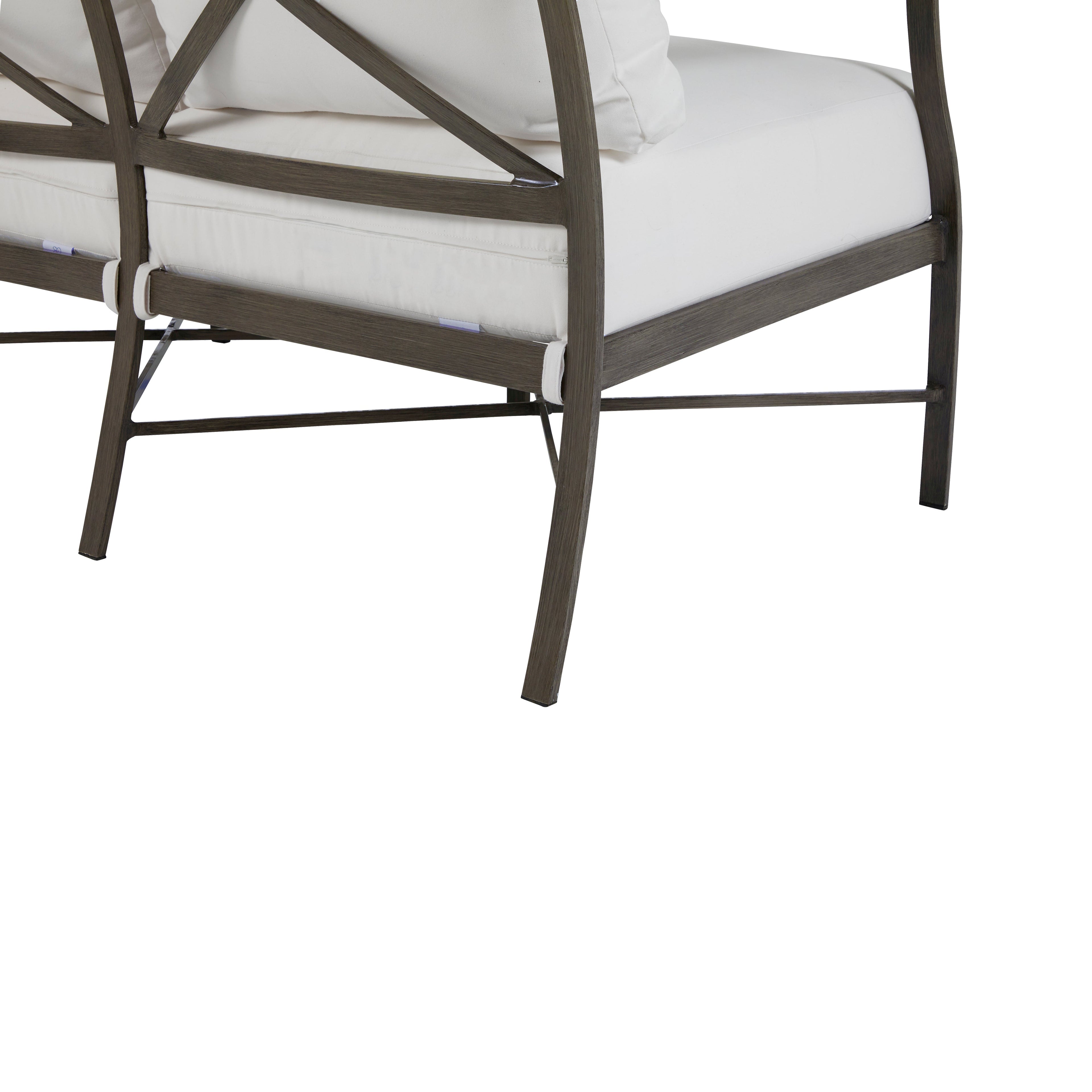 Monaco Aluminum Outdoor Sofa