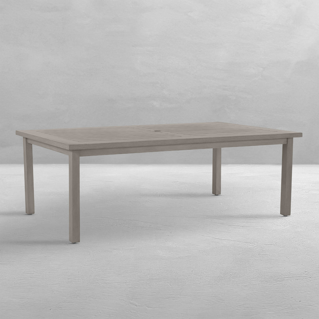 Club Rectangle Outdoor Slatted Dining Table