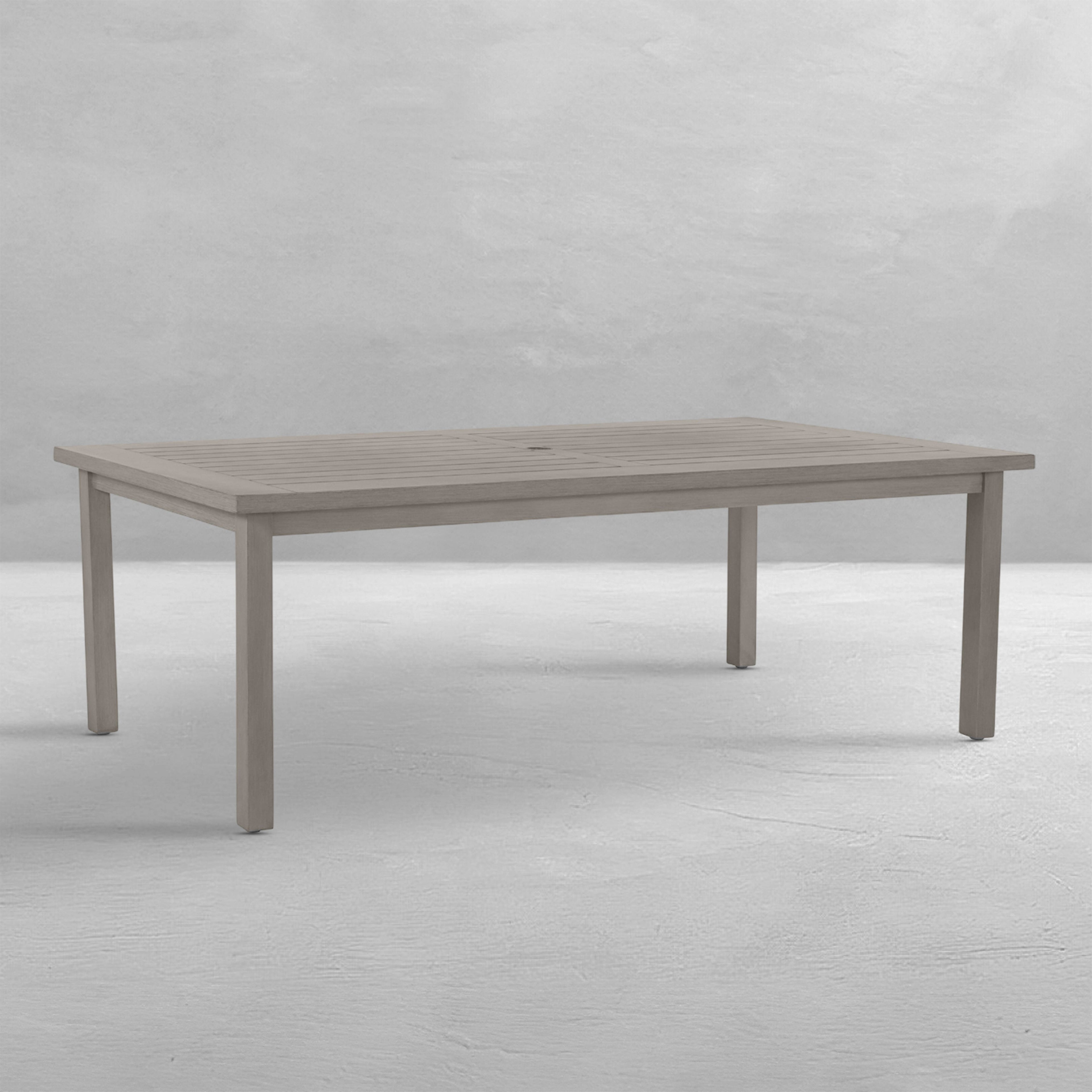 Club Rectangle Outdoor Slatted Dining Table