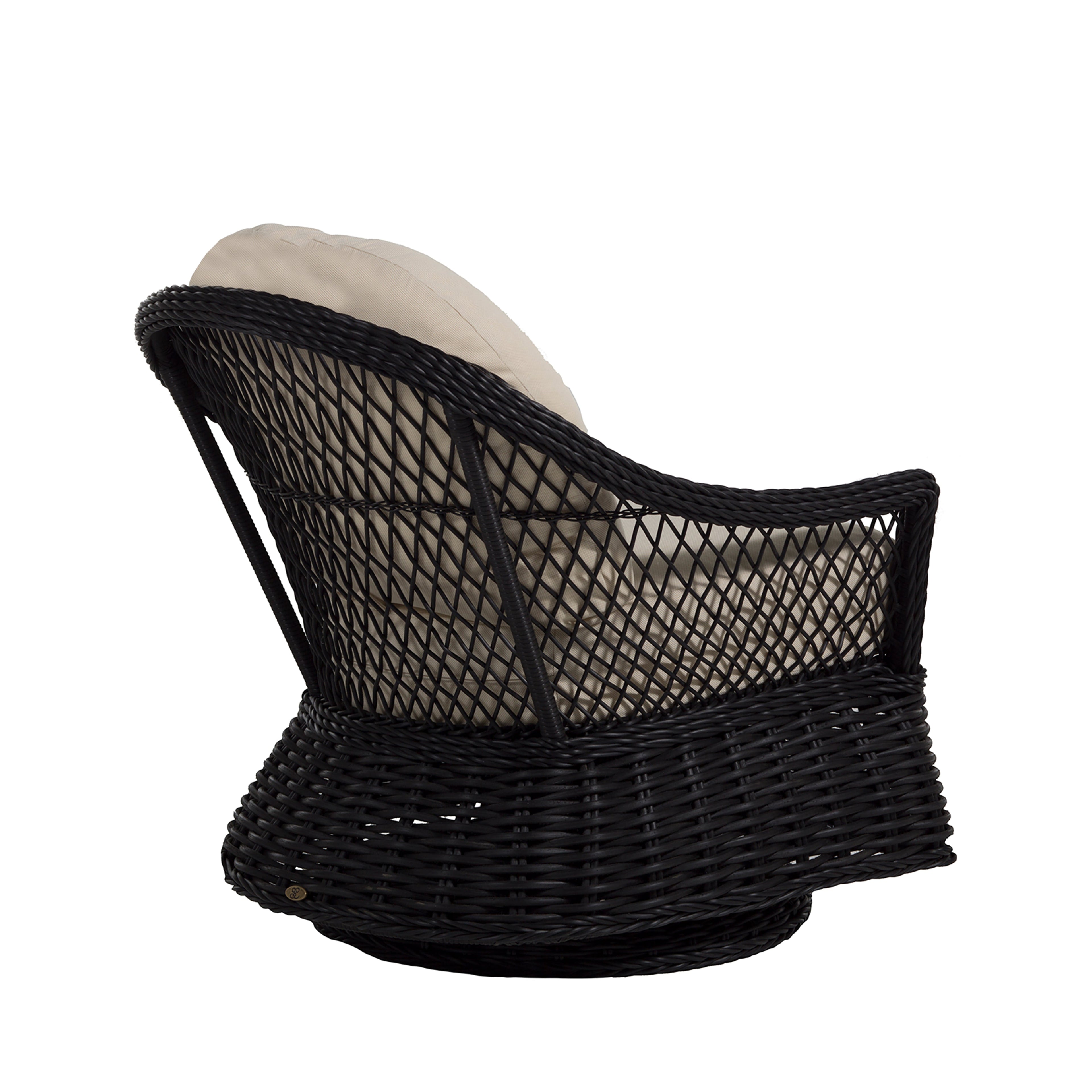 Soho Woven Resin Wicker Swivel Glider Chair