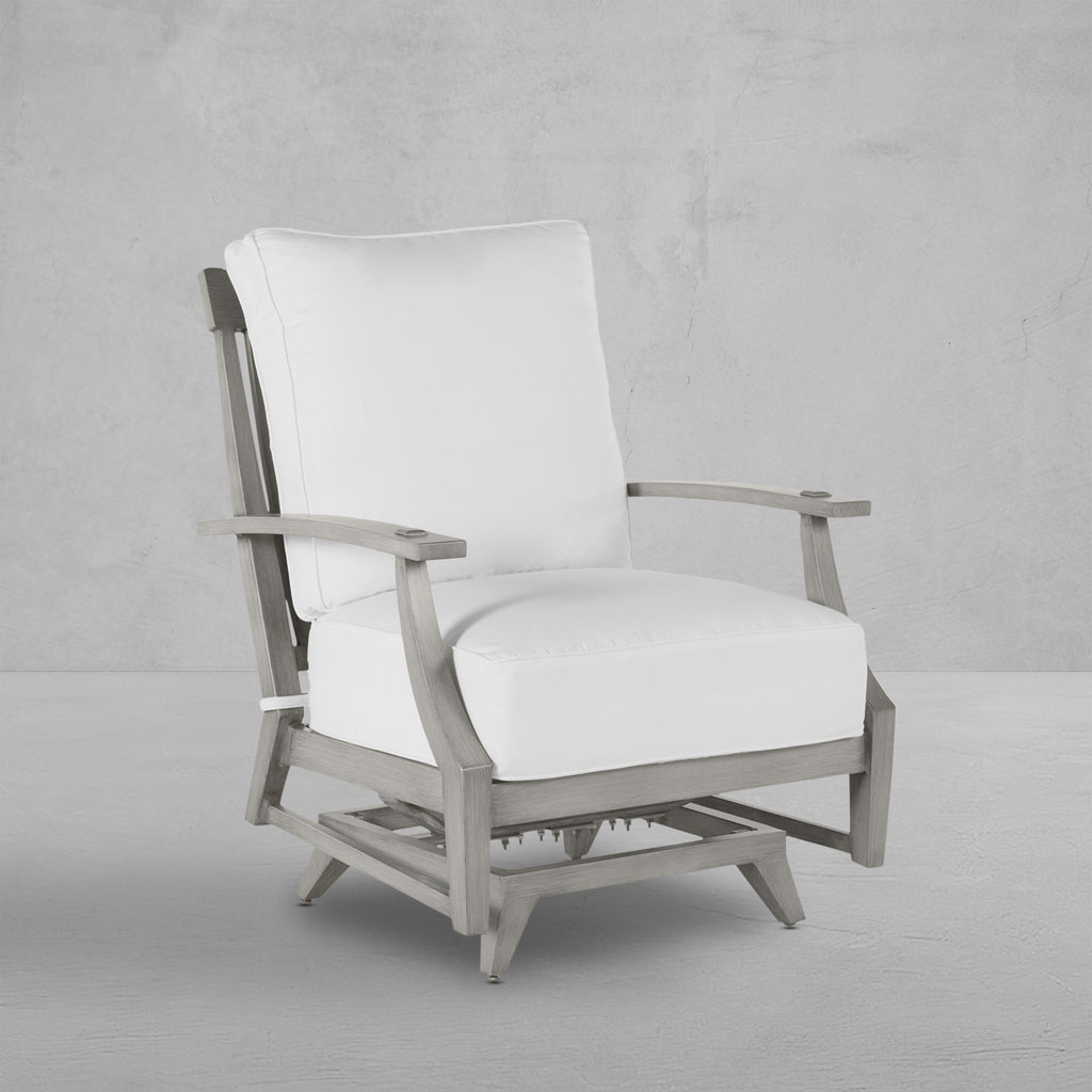 Croquet Cast Aluminum Spring Lounge Chair