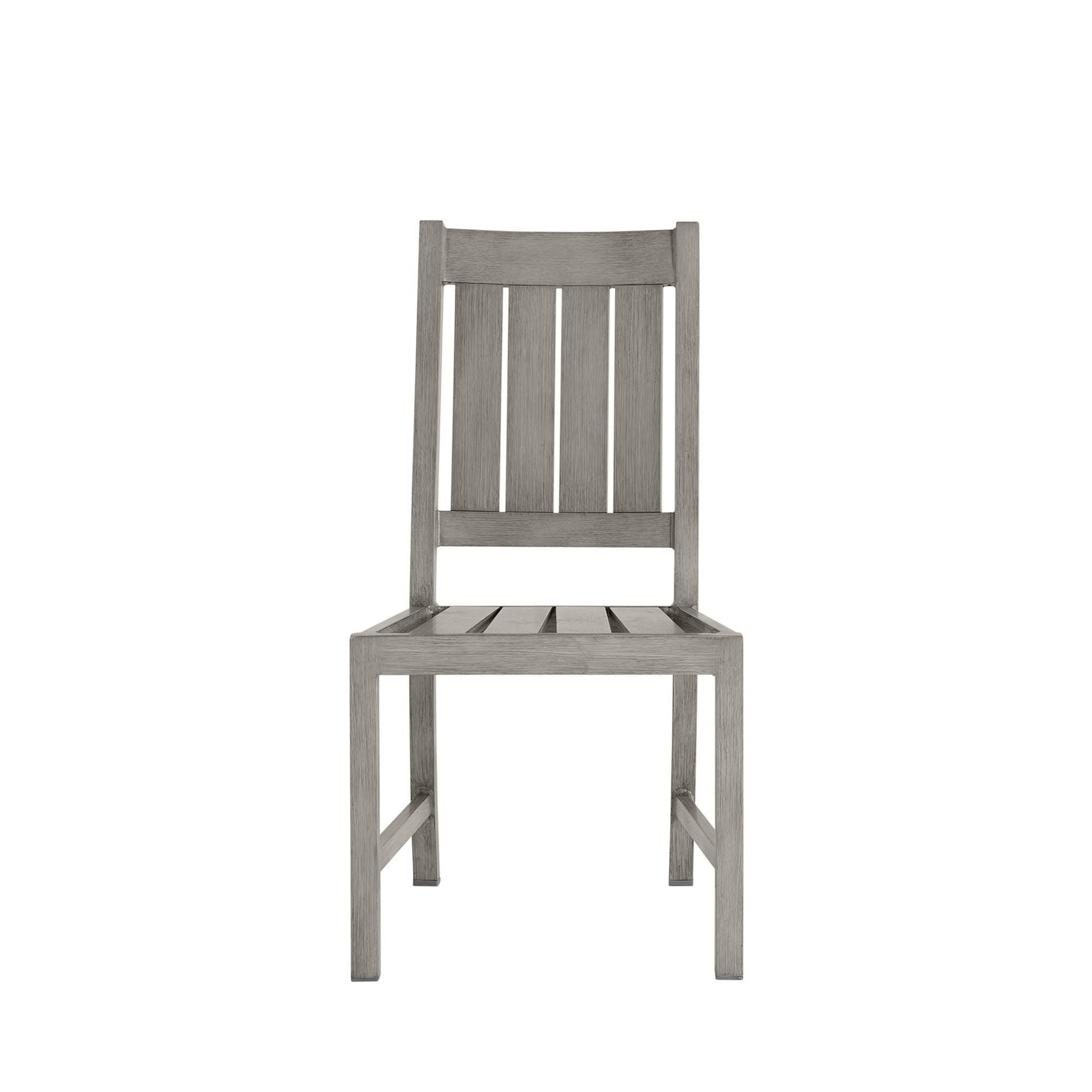 Club Croquet Aluminum Outdoor Side Chair