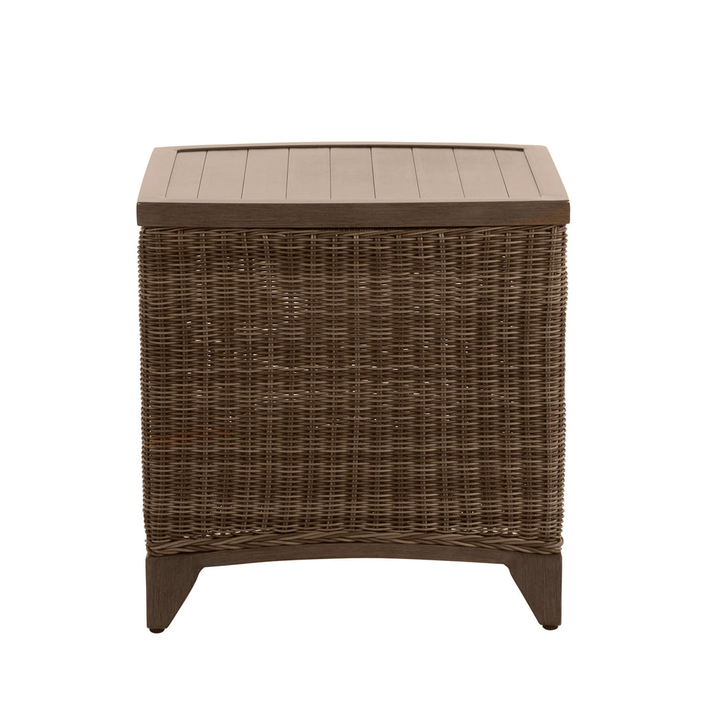 Astoria Wicker 21" Square Outdoor End Table