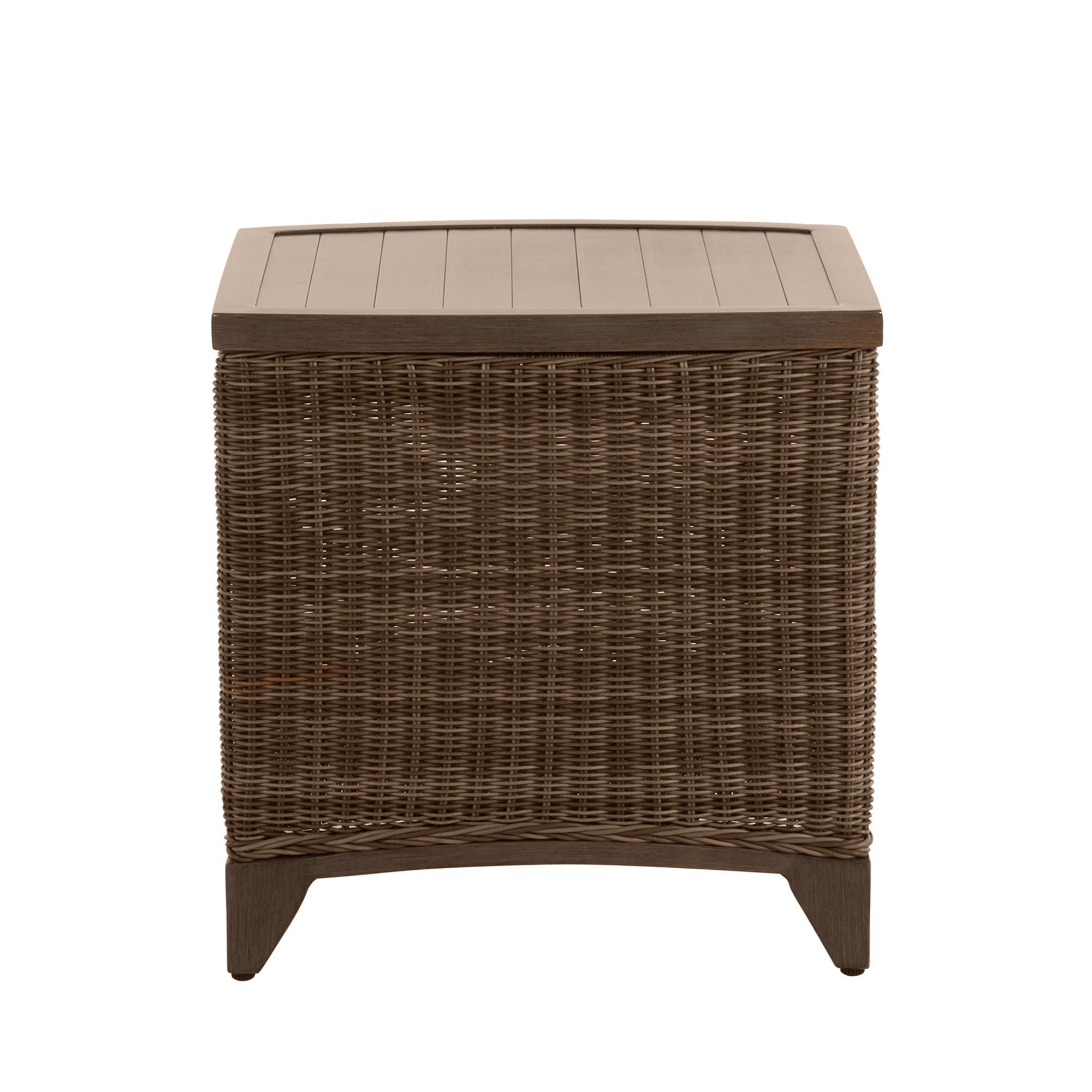 Astoria Wicker 21" Square Outdoor End Table
