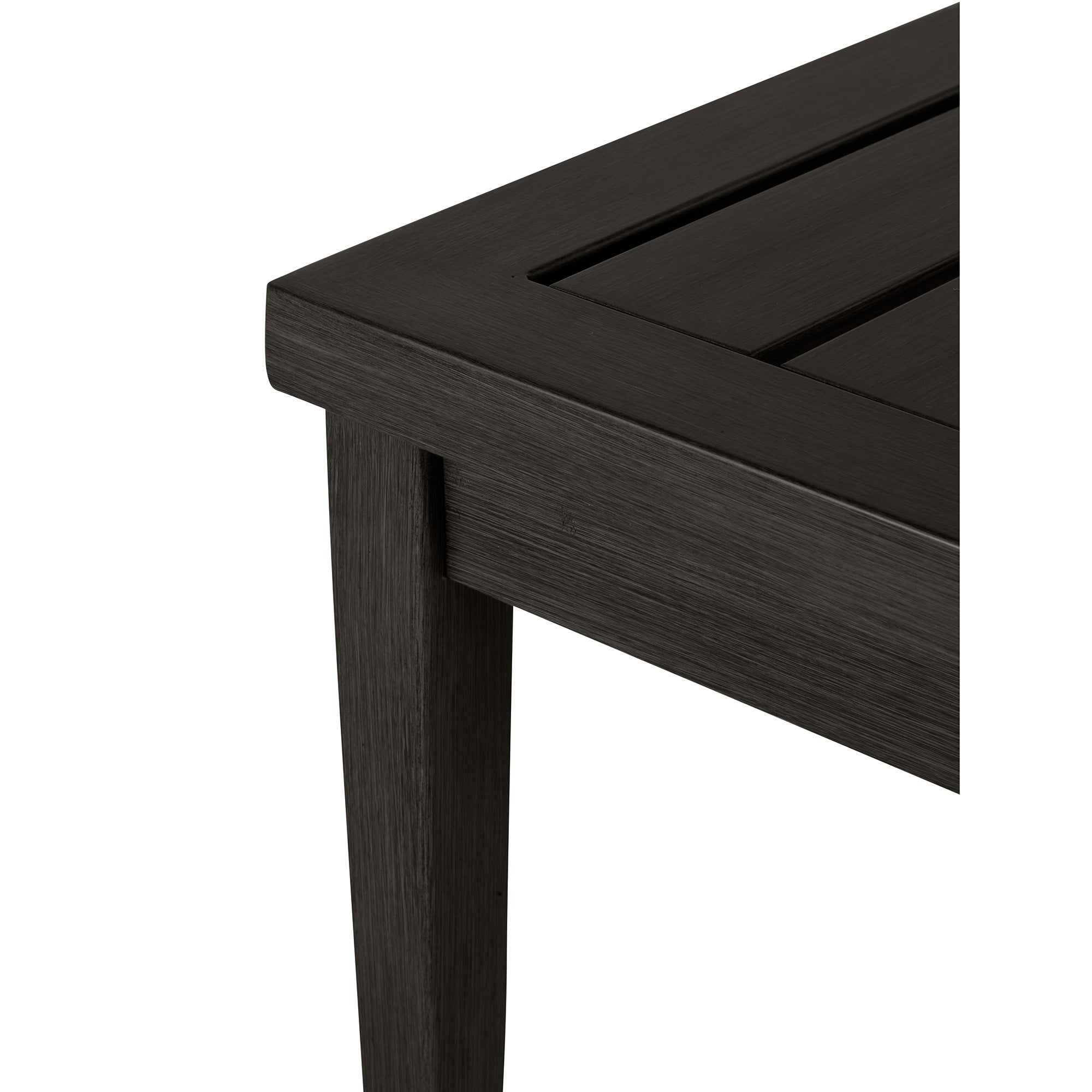 Brookings 20" Square Outdoor Slatted End Table