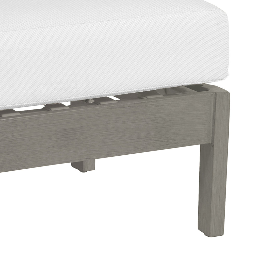 Kennebunkport Aluminum Outdoor Woven Ottoman