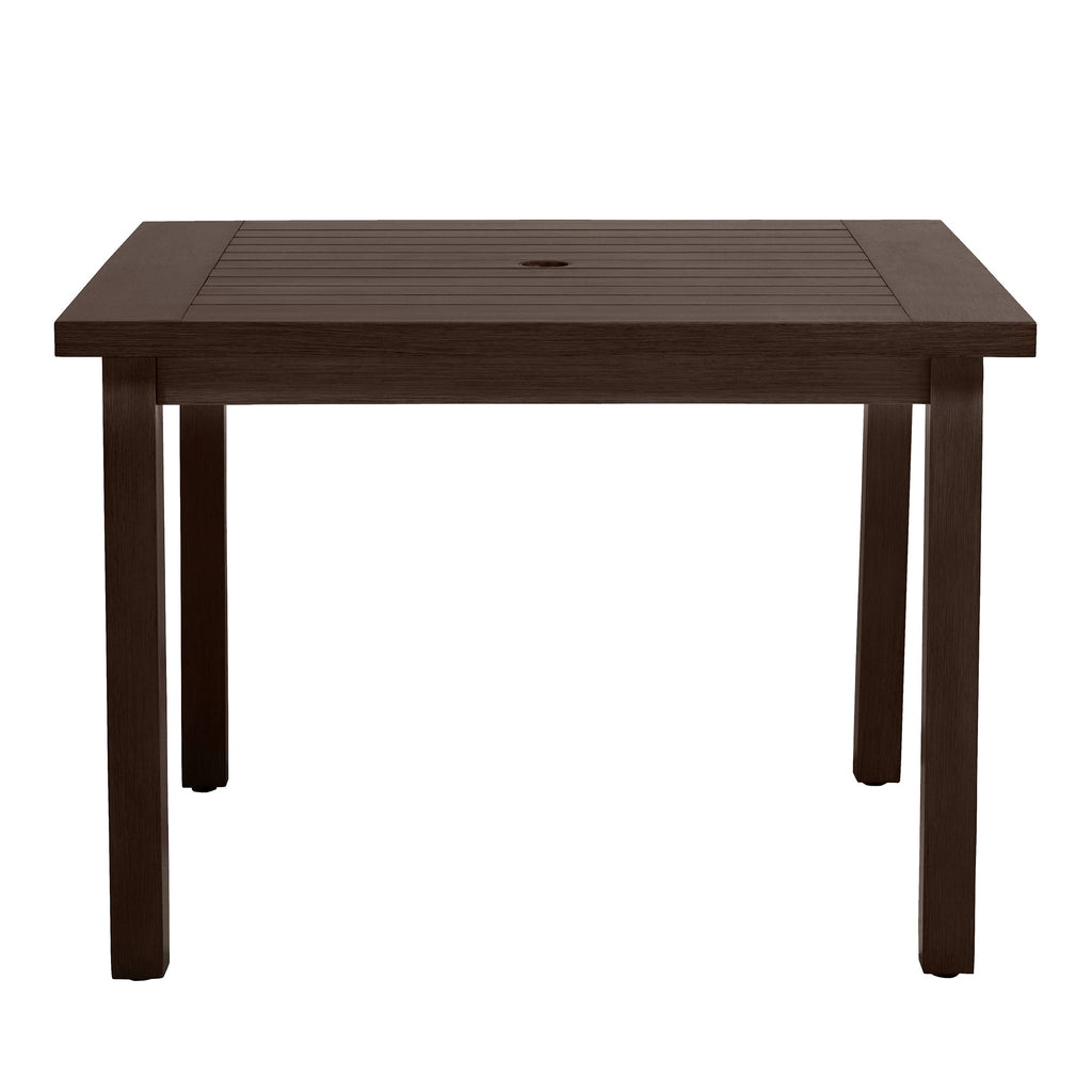 Club Aluminum 43" Square Outdoor Dining Table