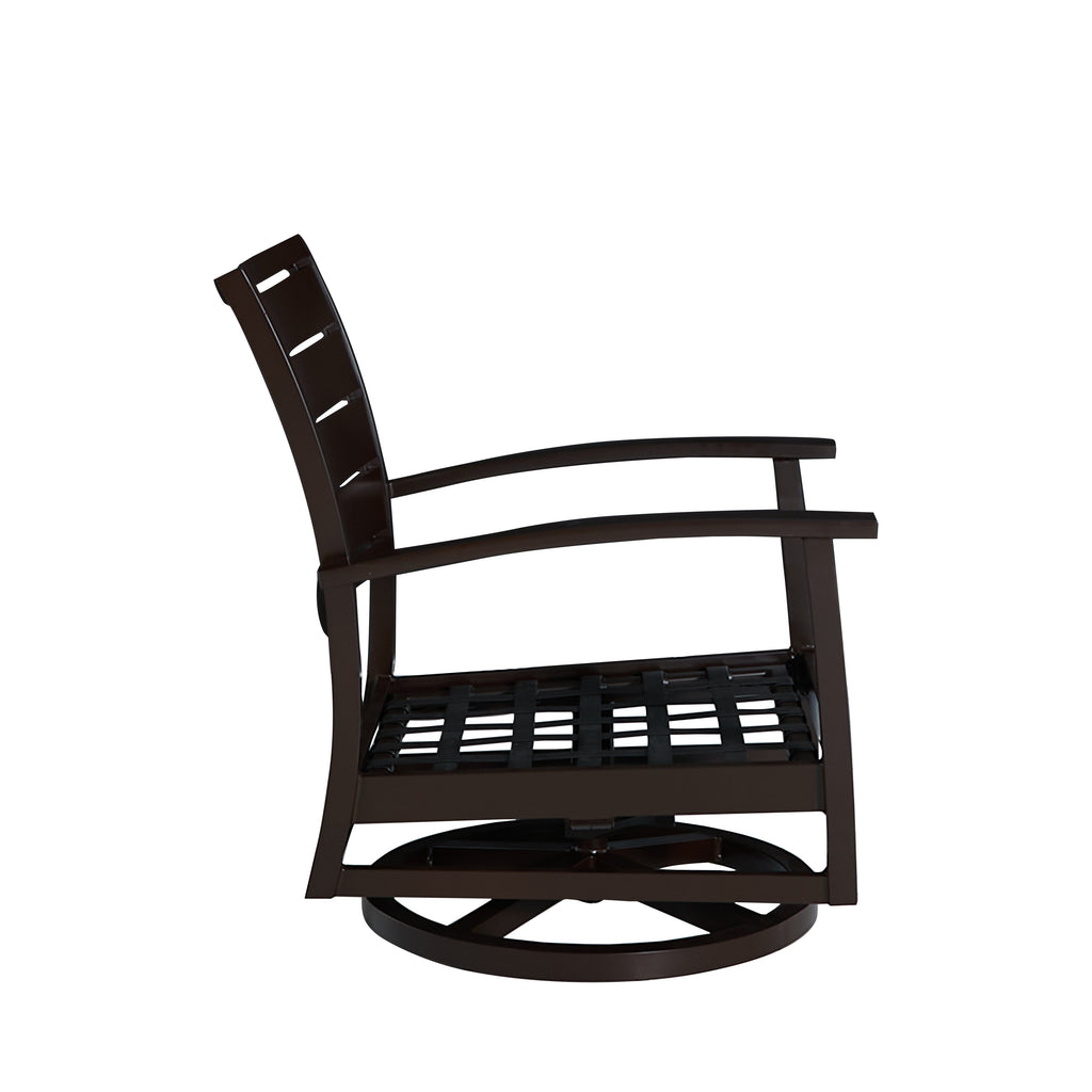 Charleston Aluminum Swivel Rocker Lounge Chair