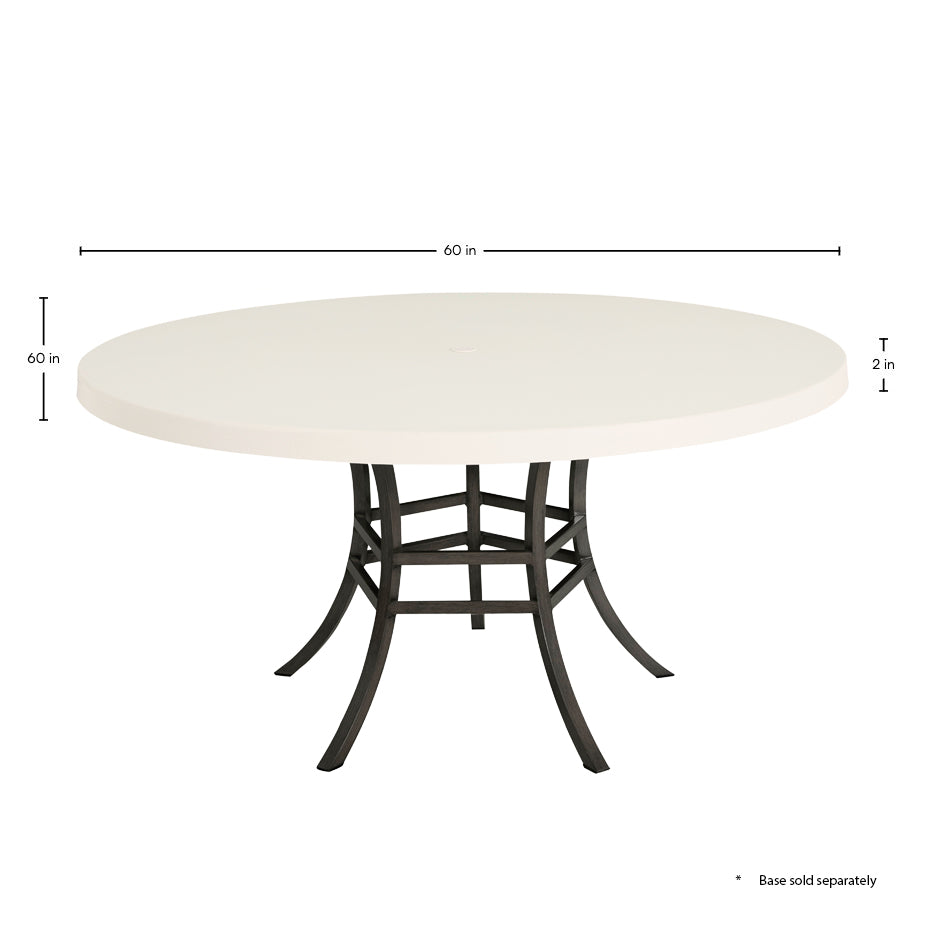 Plateau Stone 60" Round Outdoor Table Top