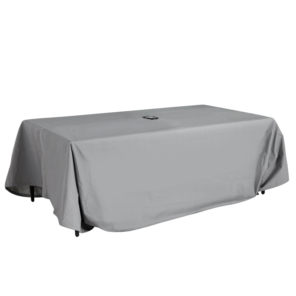 Large Rectangular Table Set Cover W/ Umbrella Hole