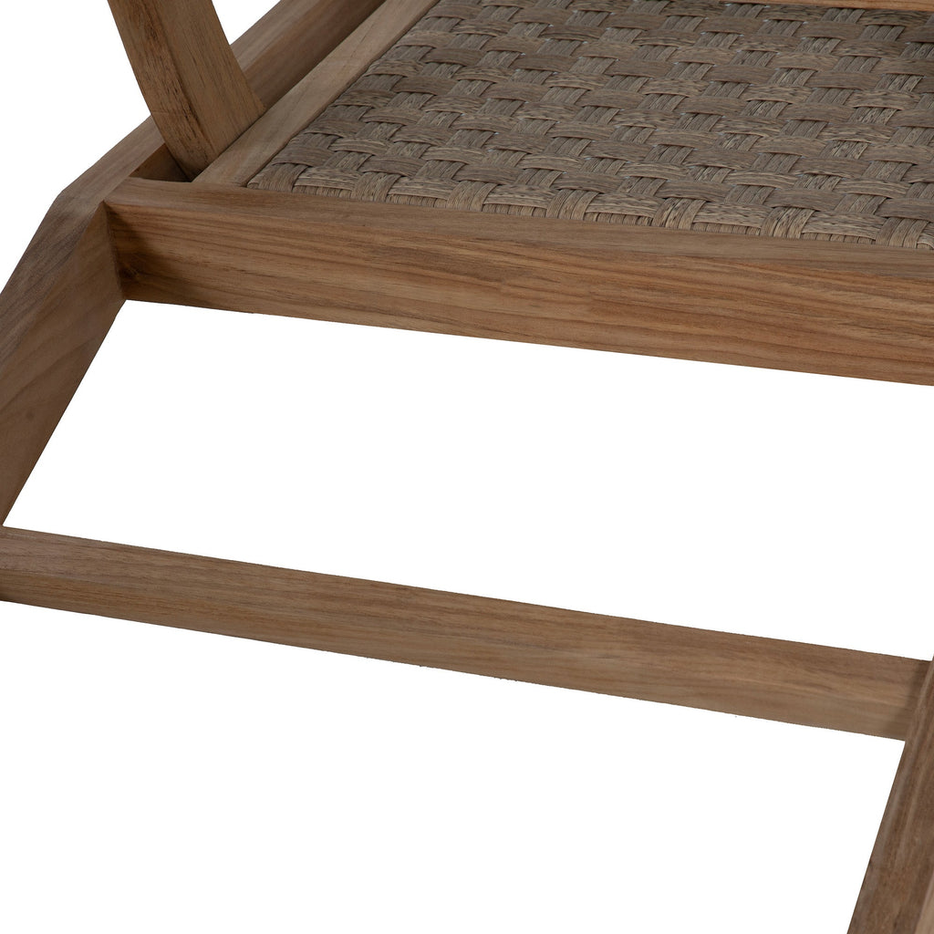 Savannah Wicker Outdoor Steamer Chaise Lounge