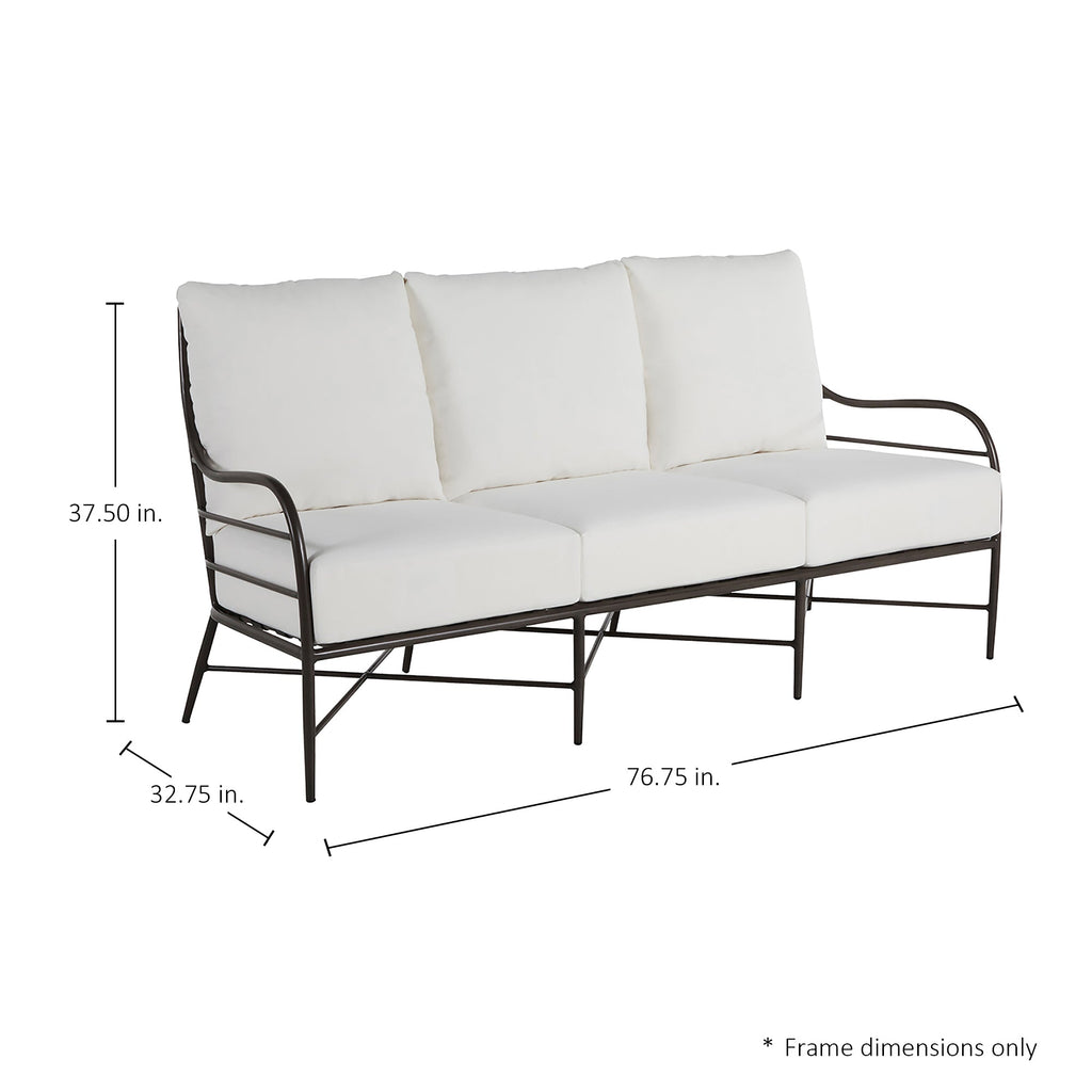 Carmel Aluminum Outdoor Sofa