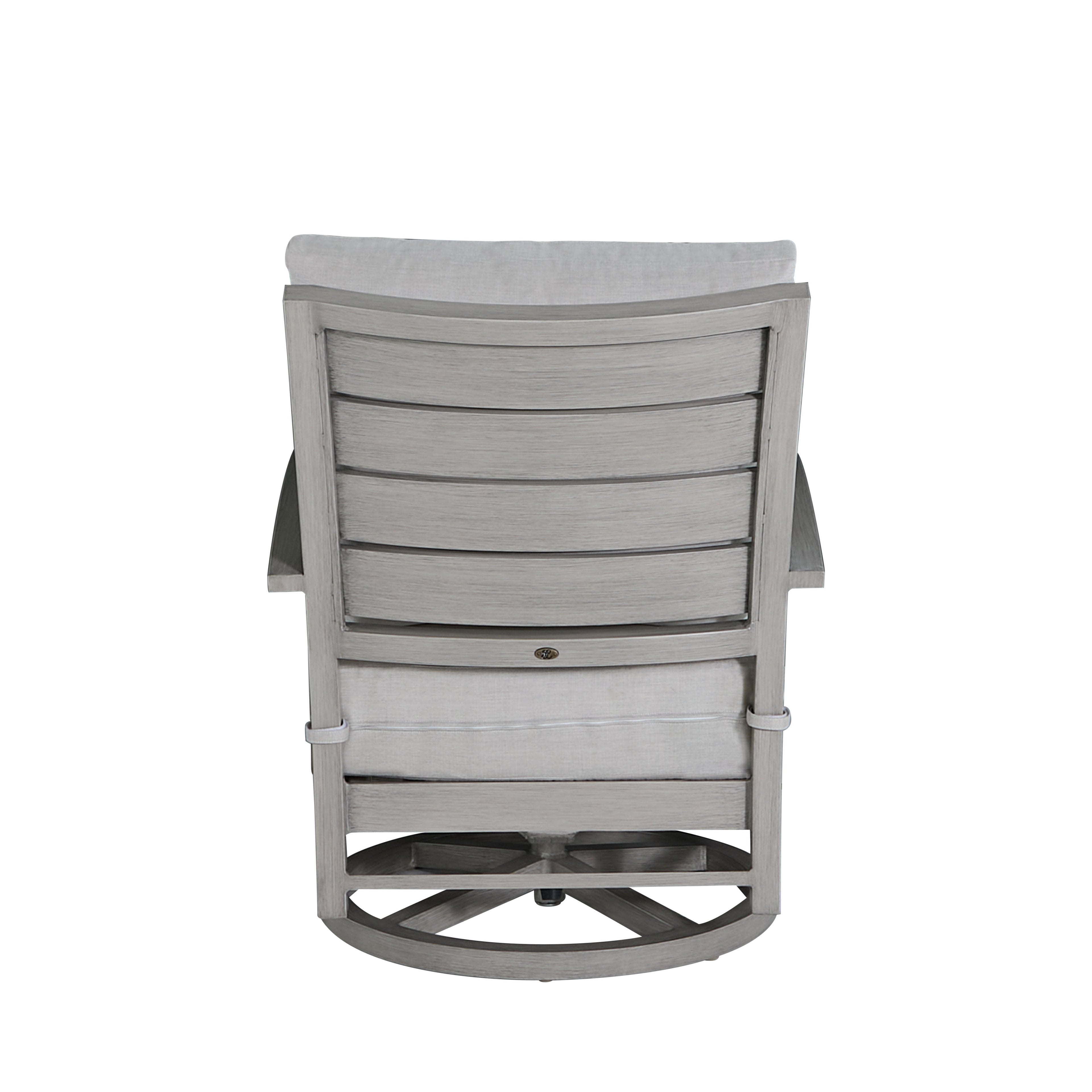 Charleston Aluminum Swivel Rocker Lounge Chair