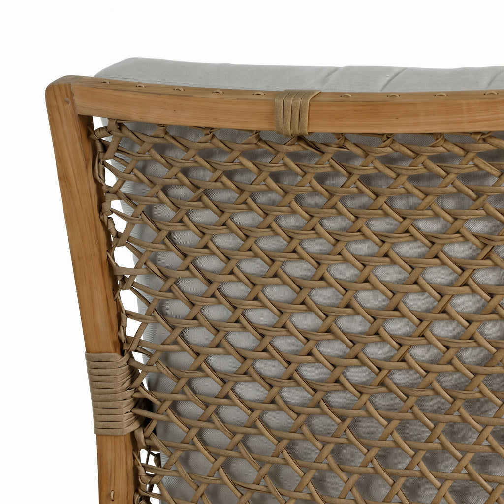 Aspen Teak Outdoor Swivel Lounge