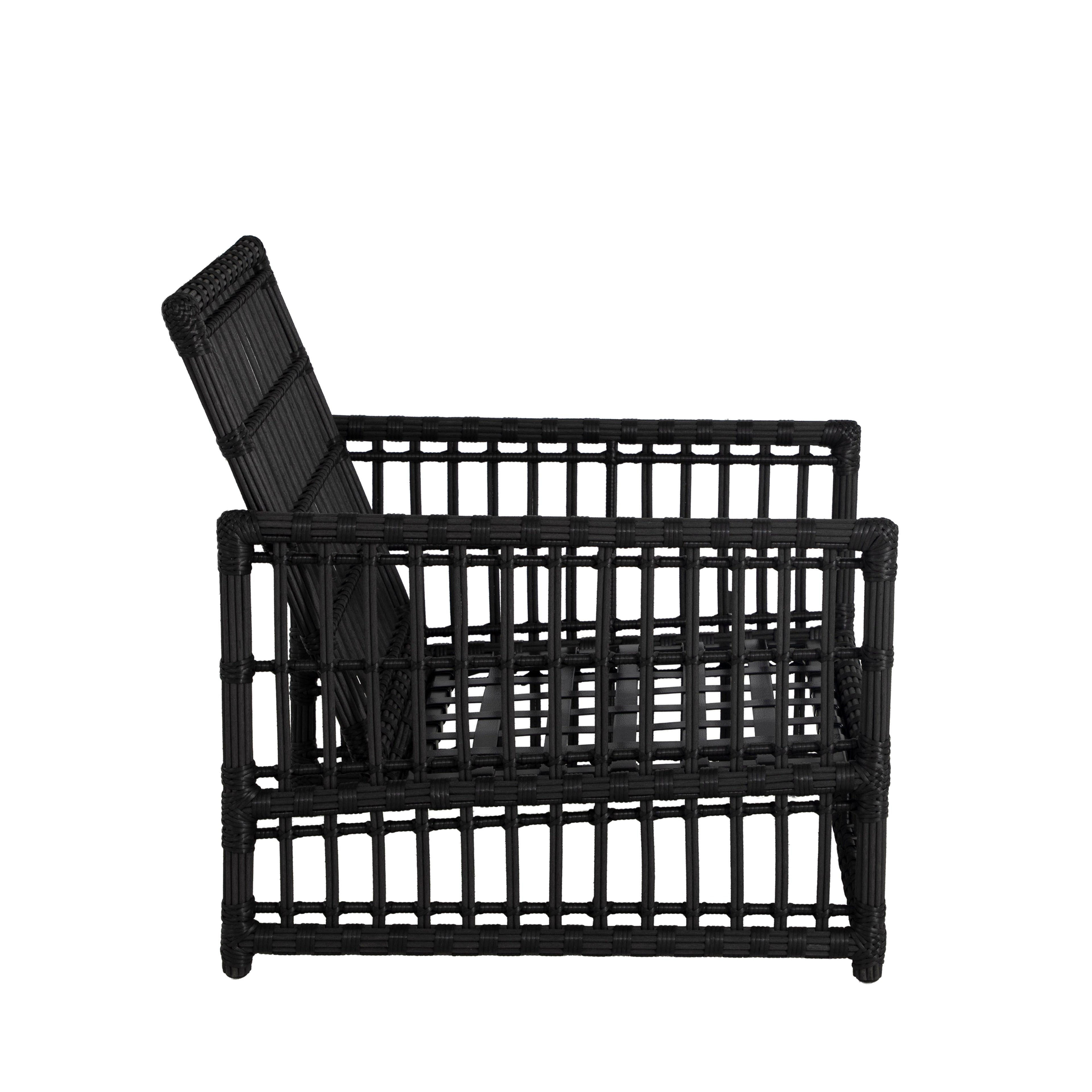 Newport Wicker Outdoor Woven Woven Lounge Chair