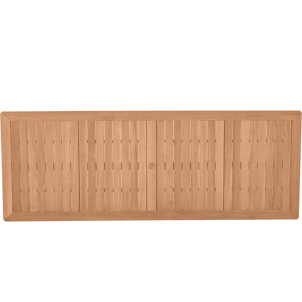Woodlawn Rectangle Outdoor Slatted Dining Table