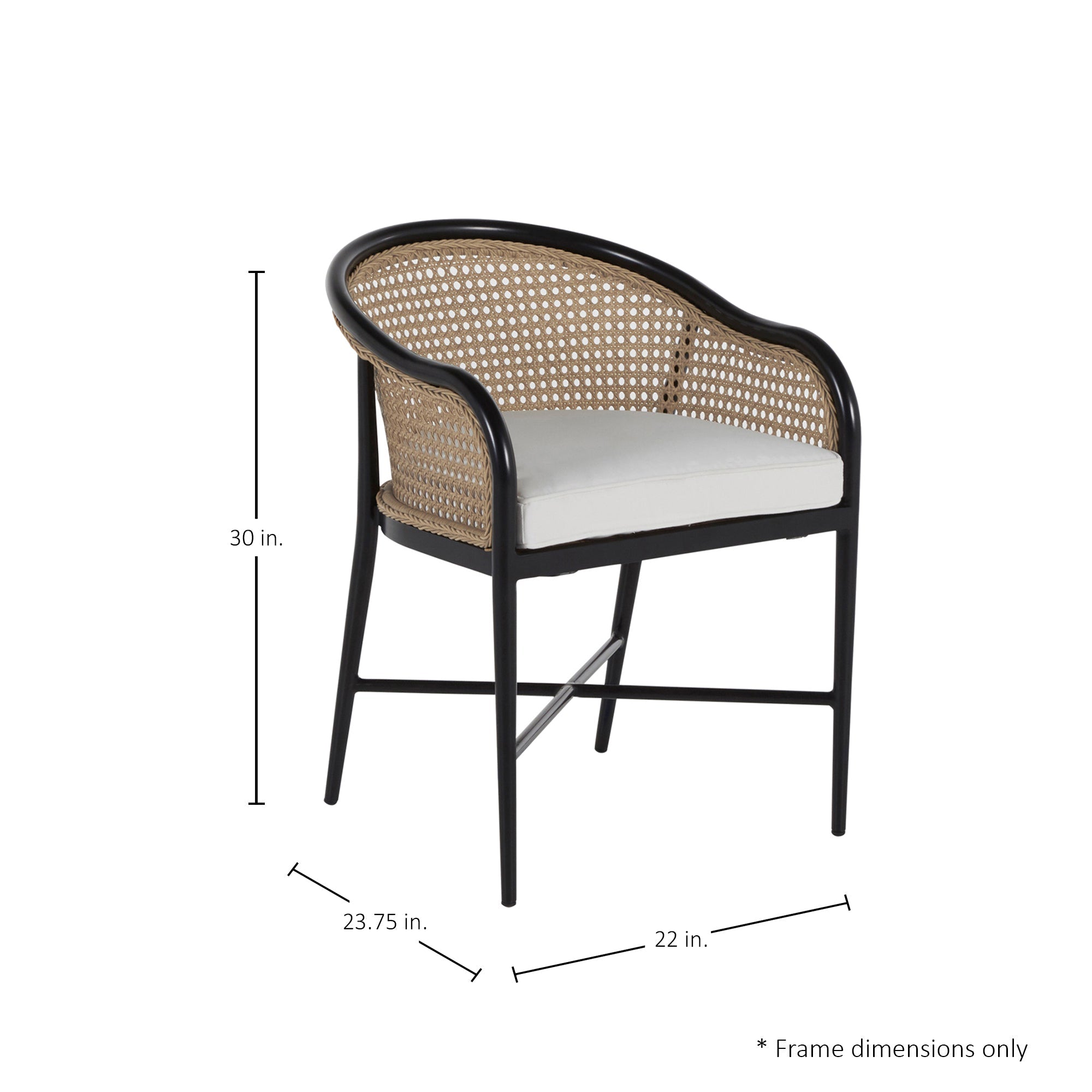 Havana N-Dura Resin Wicker Outdoor Arm Chair