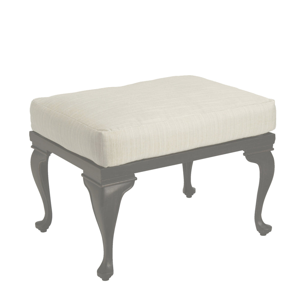 Provance Cast Aluminum Outdoor Woven Ottoman