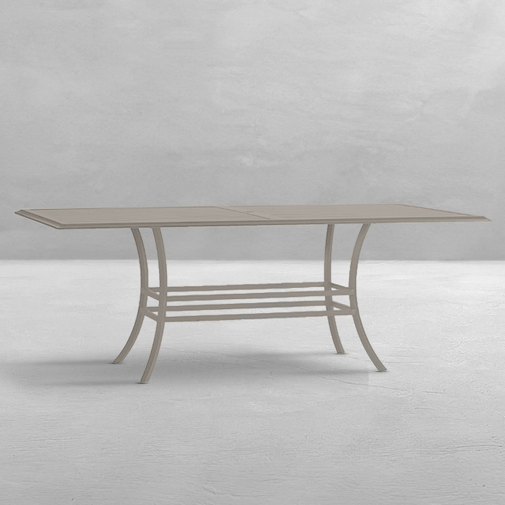 Cort Rectangle Outdoor Pedestal Table Base