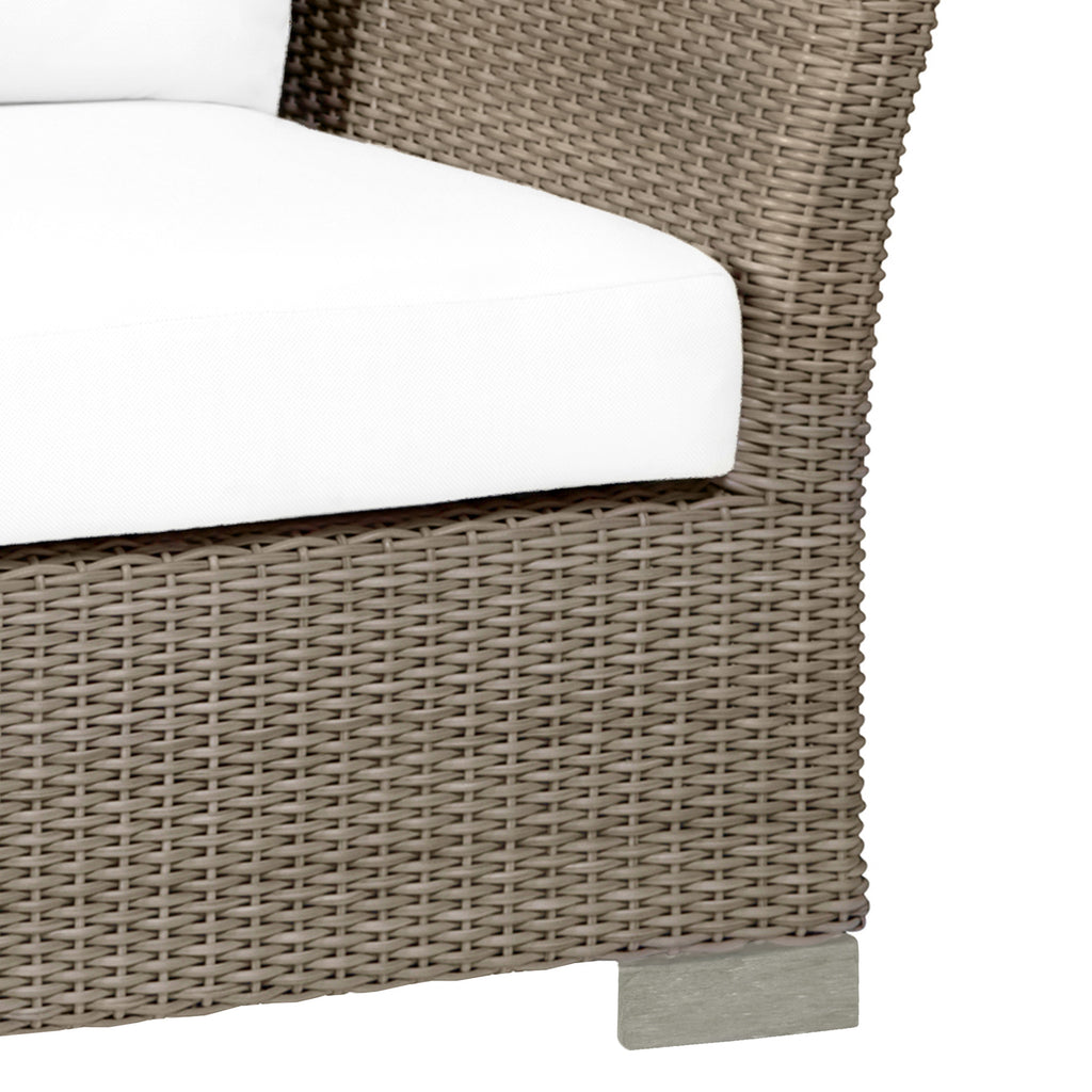 Club Woven Resin Wicker Outdoor Lounge Chair