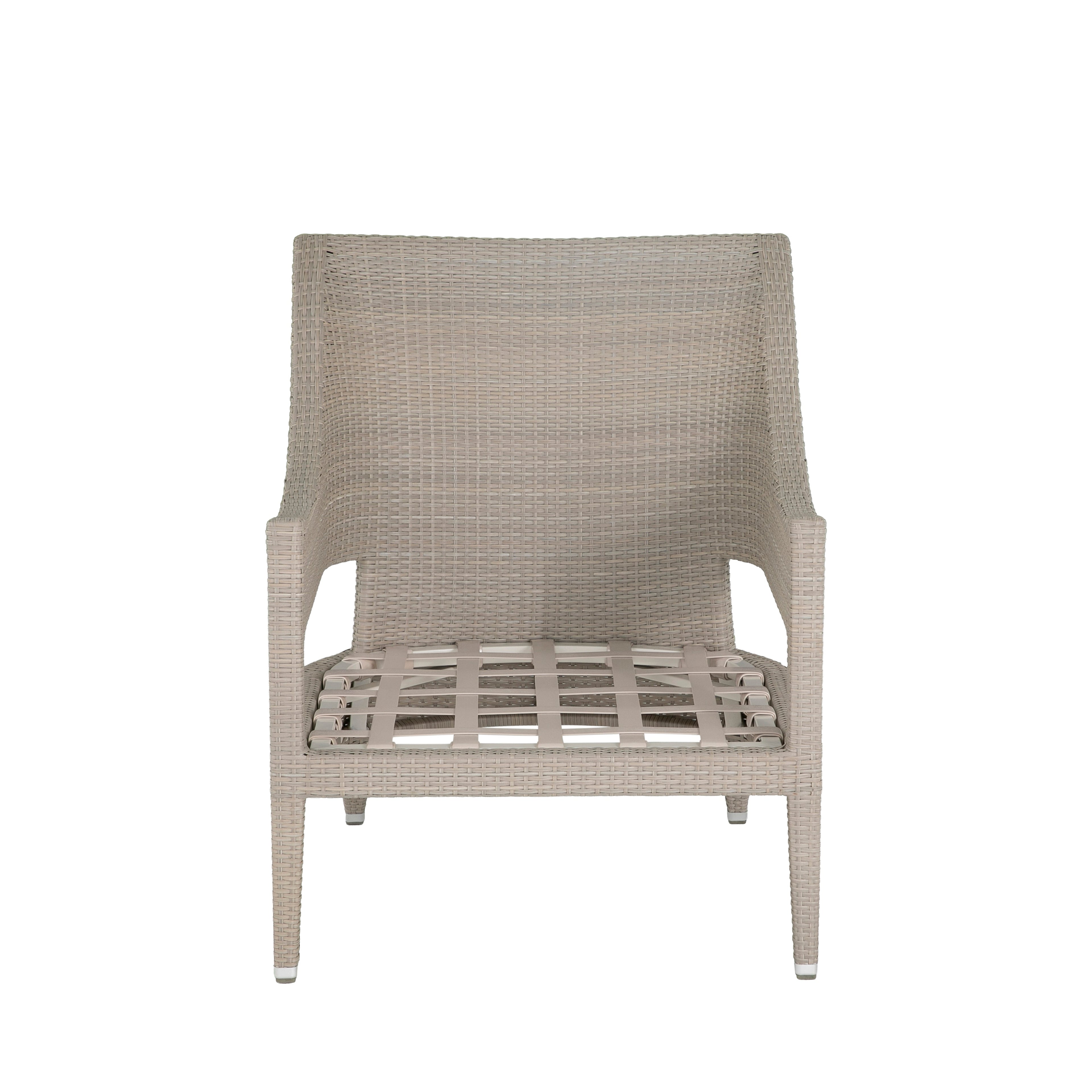Athena Woven Resin Wicker Outdoor Lounge Chair