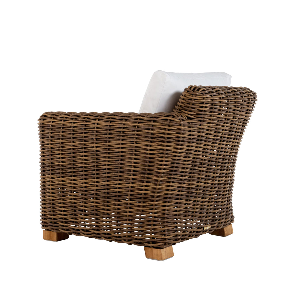 Montauk Wicker Right Arm Facing Lounge Chair
