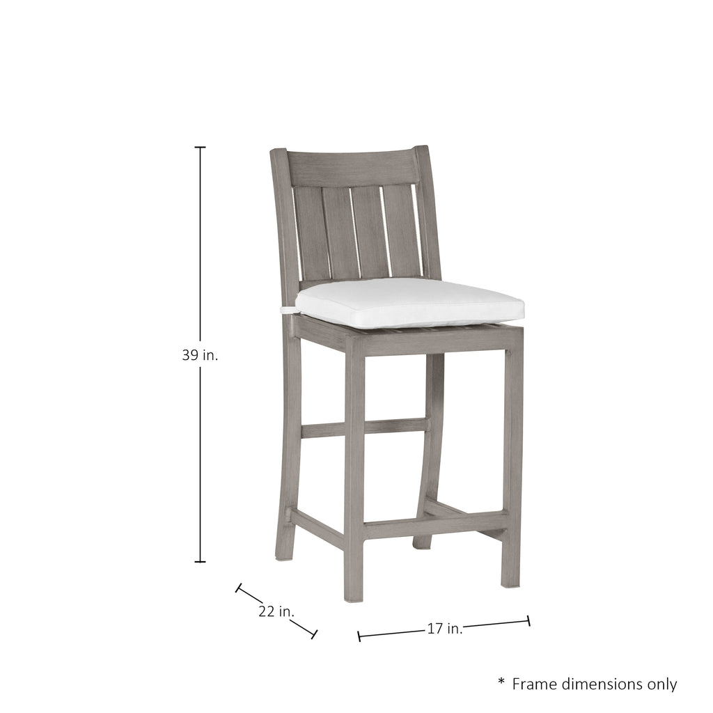 Club Aluminum Outdoor Counter Stool