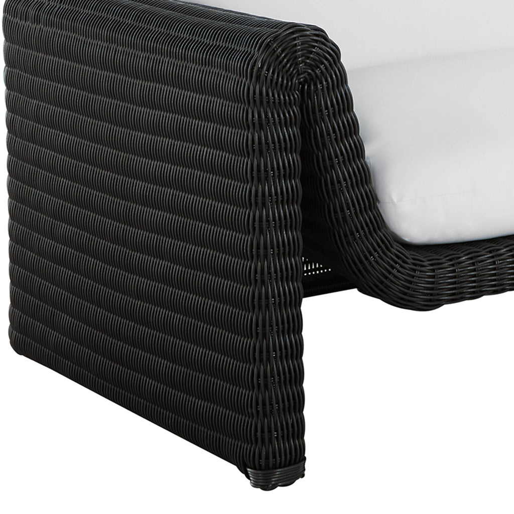 Como Resin Wicker Sofa