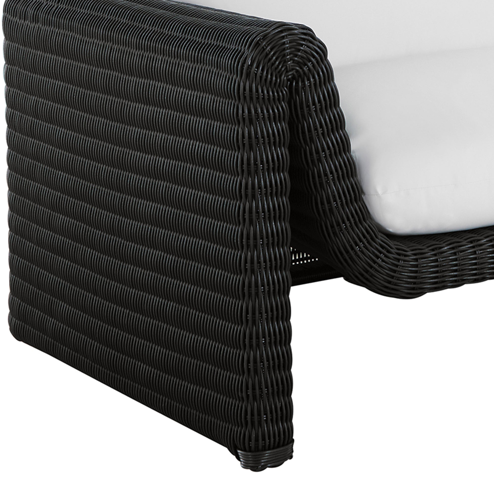 Como Resin Wicker Sofa
