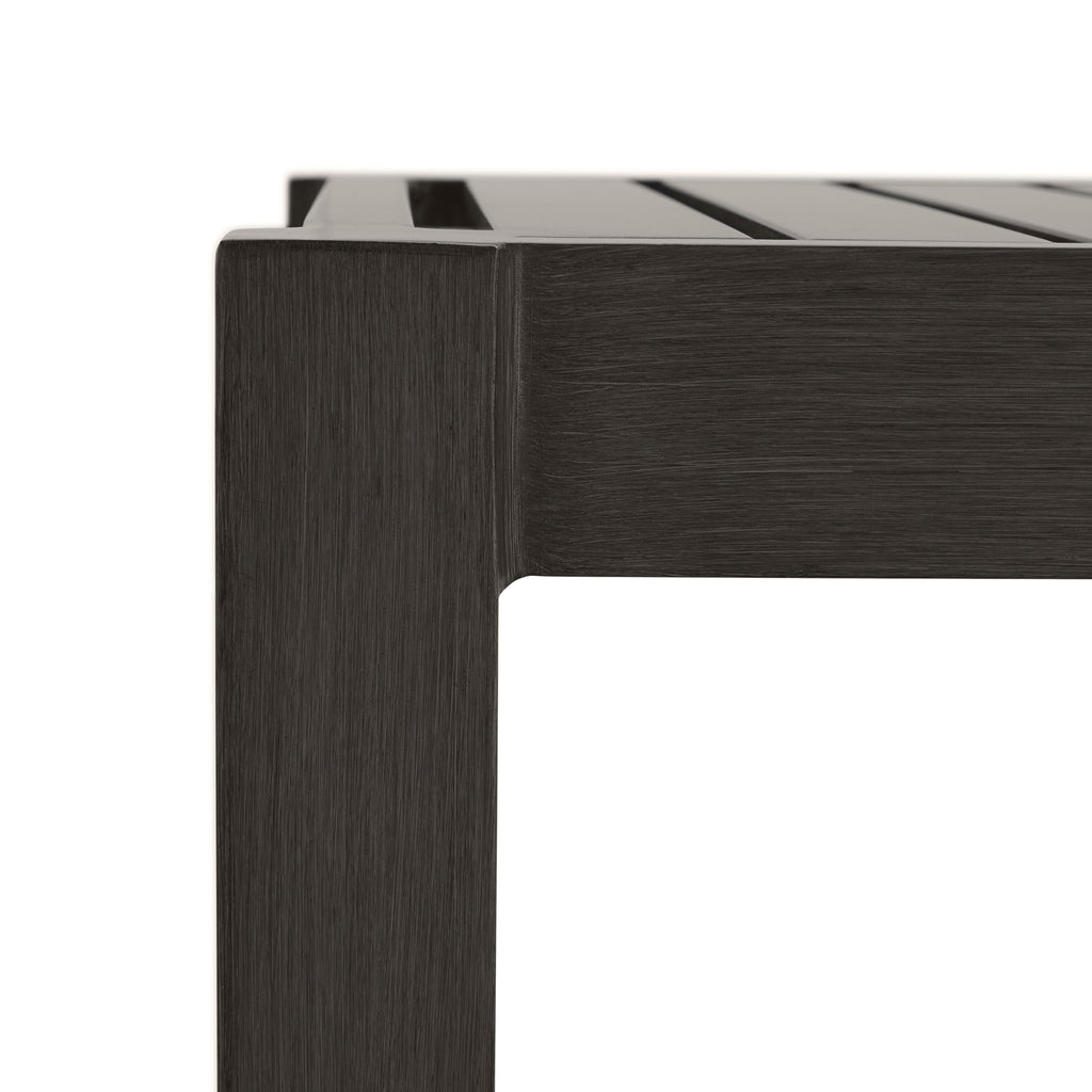 Club Aluminum Backless Outdoor Bench