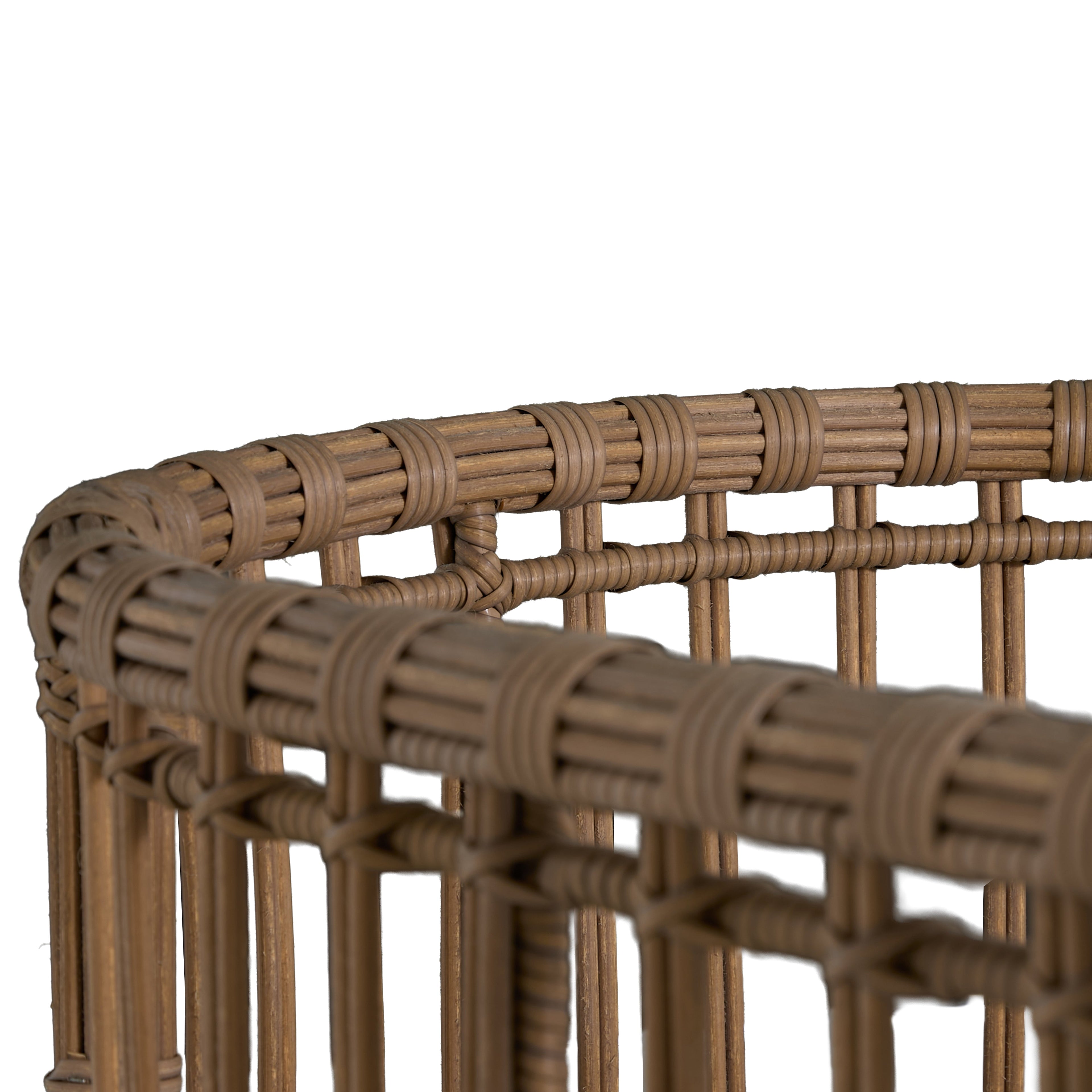 Newport Wicker Woven Outdoor Barrel Chair